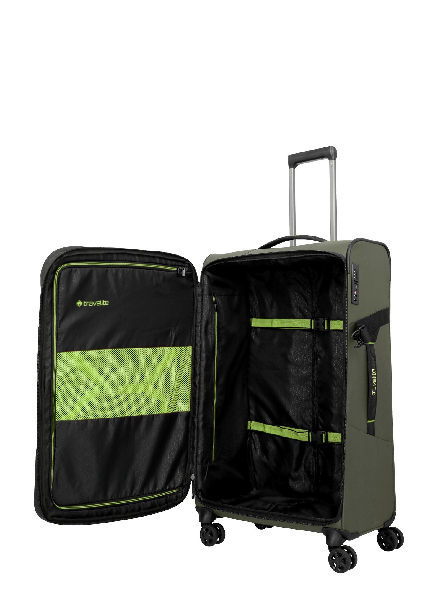 Travelite Trolley Briize L 78 cm 4 Rollen Khaki