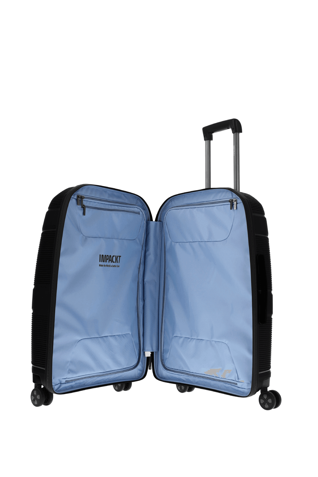 IMPACKT Koffer IP 1 M 67 cm mit 4 Rollen Lava Black