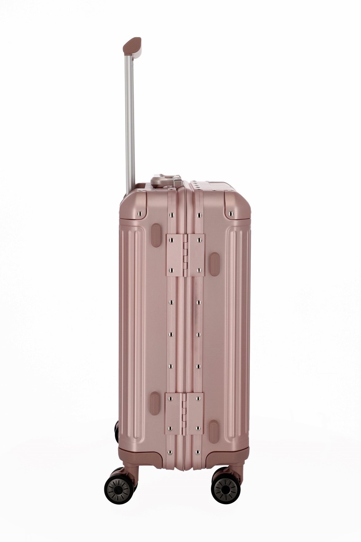 Travelite Aluminium Trolley Next S 55 cm mit 4 Rollen Rose