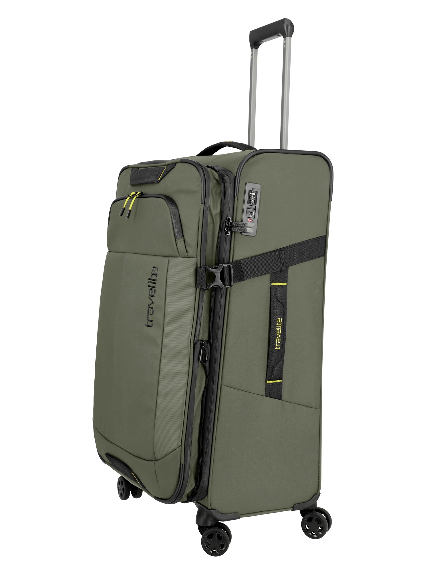 Travelite Trolley Briize L 78 cm 4 Rollen Khaki