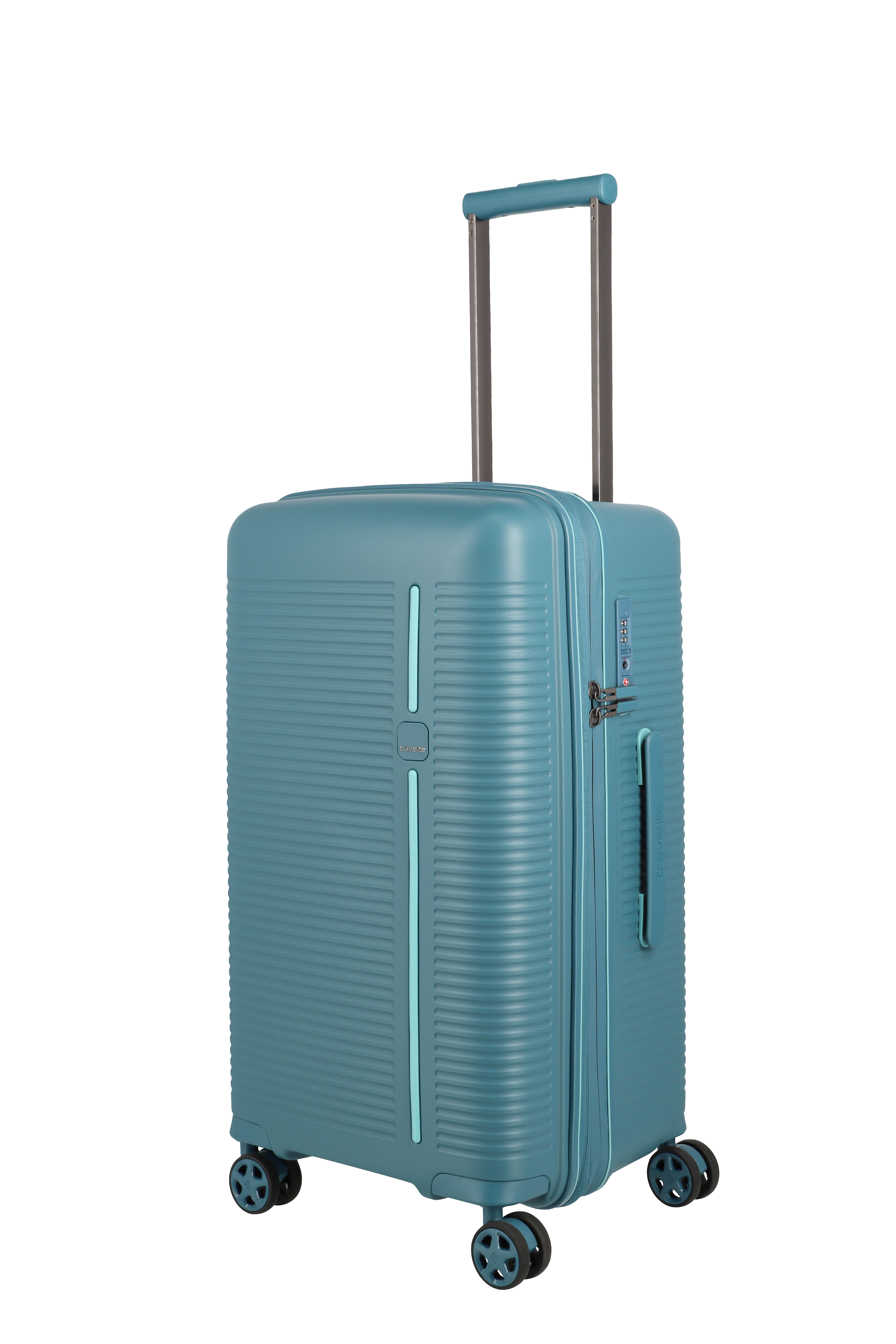 Travelite Roomer Kompakt Trunk Koffer M 66 cm Aqua