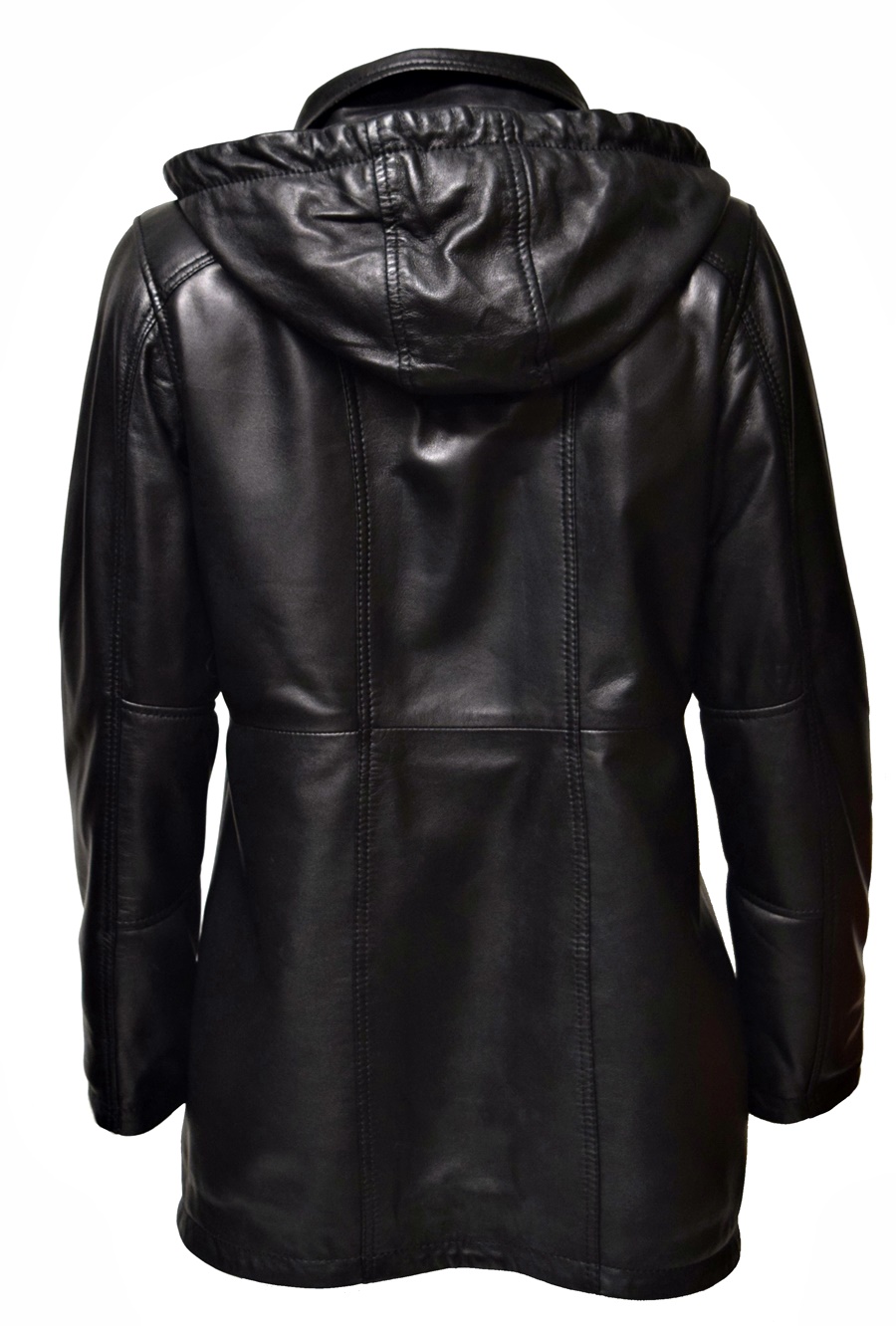 Damen Lederjacke Pauline in Schwarz