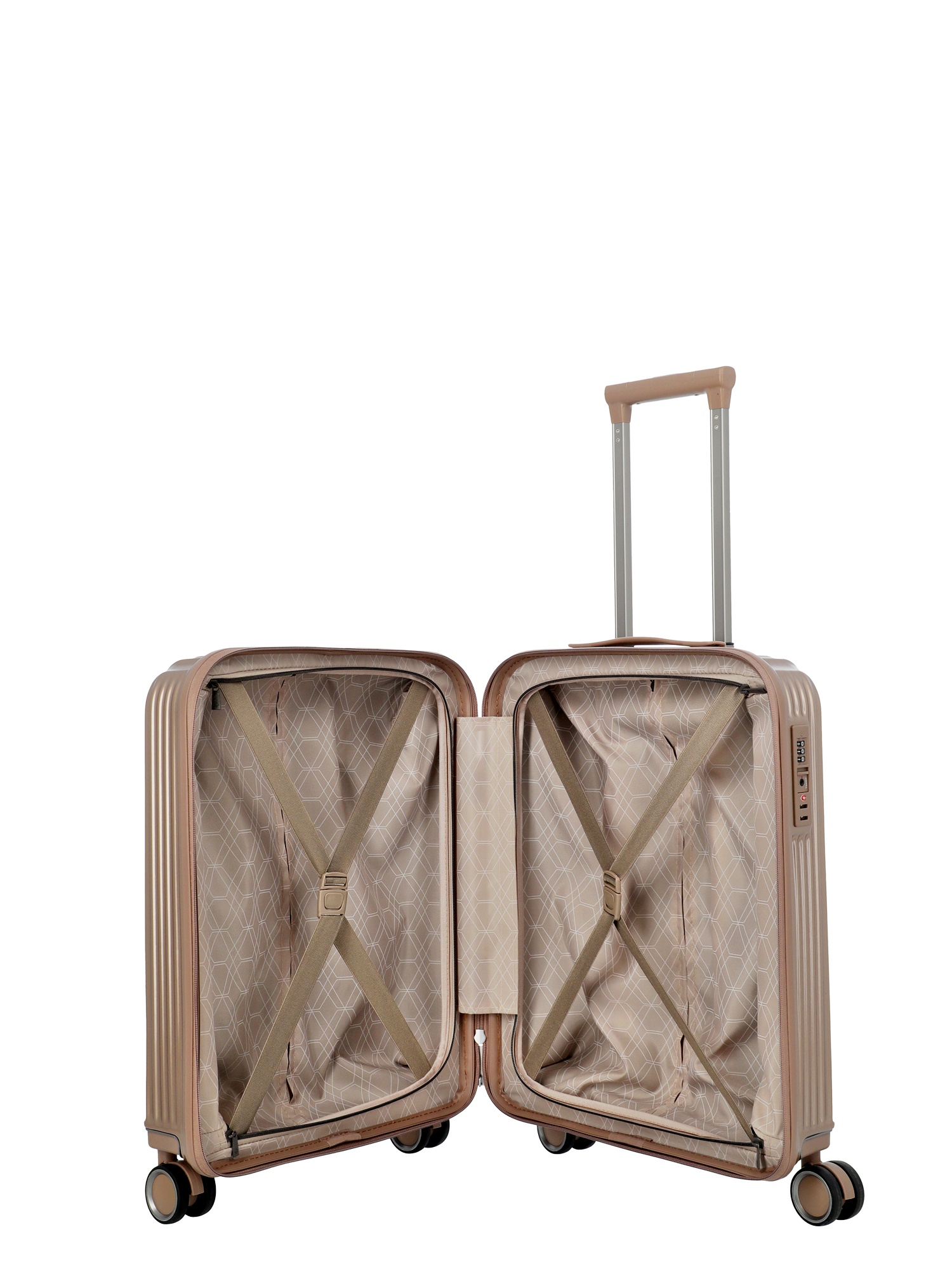 Travelite Paros S 55 cm Metallic Look Altrosa 