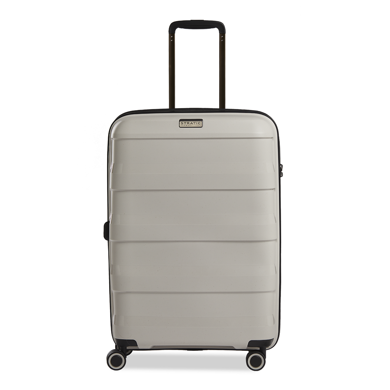 Stratic Straw Plus Koffer M 66 cm mit 4 Rollen aus Bio Kunststoff