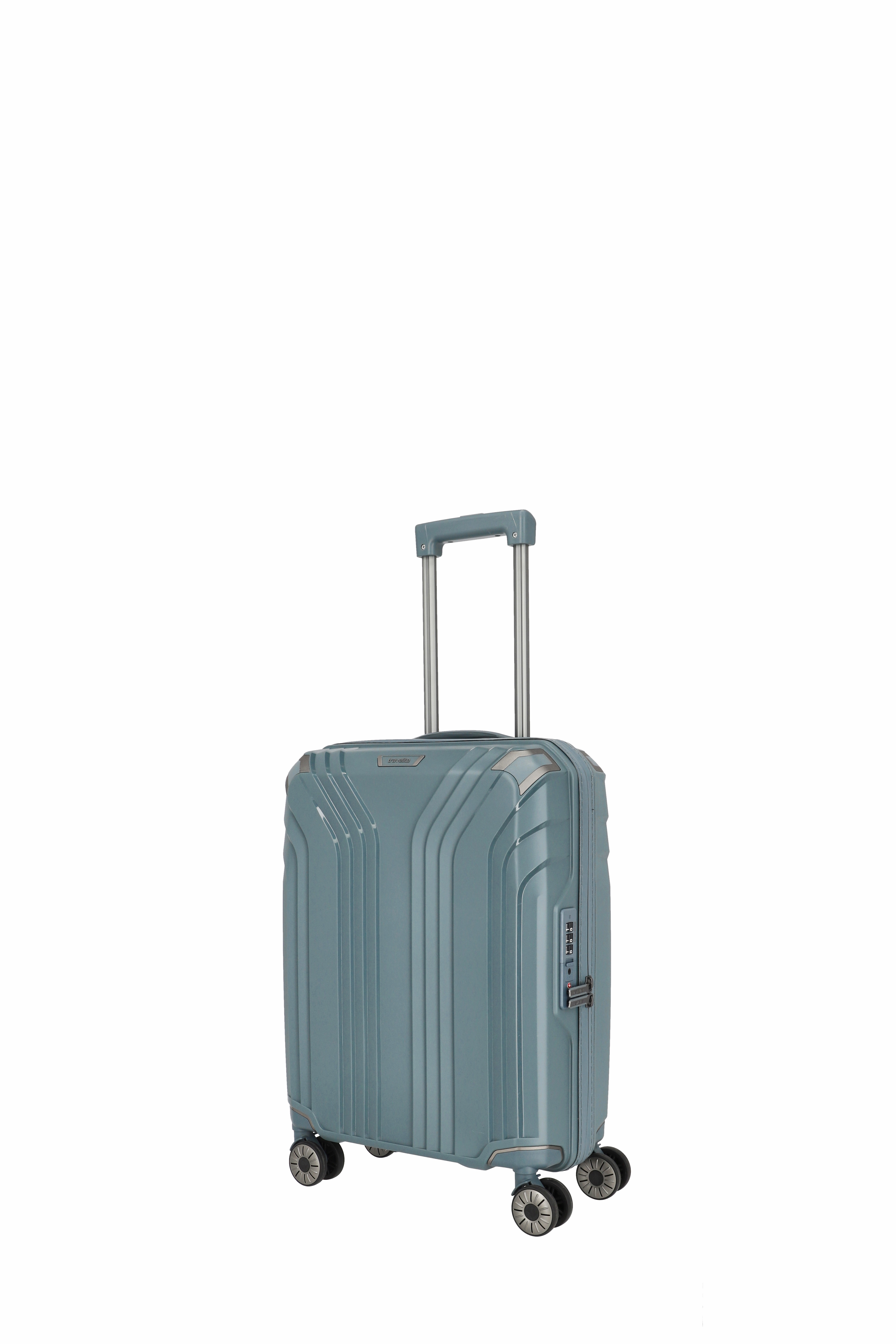 Travelite Koffer Elvaa 4 Rollen Trolley S 55 cm Blaugrau
