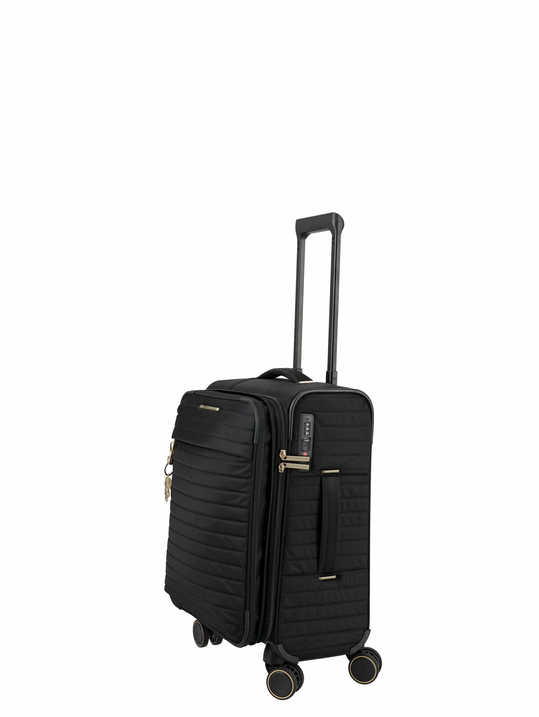 Travelite BARBARA STEPP Trolley S erw. 4 Rollen Schwarz