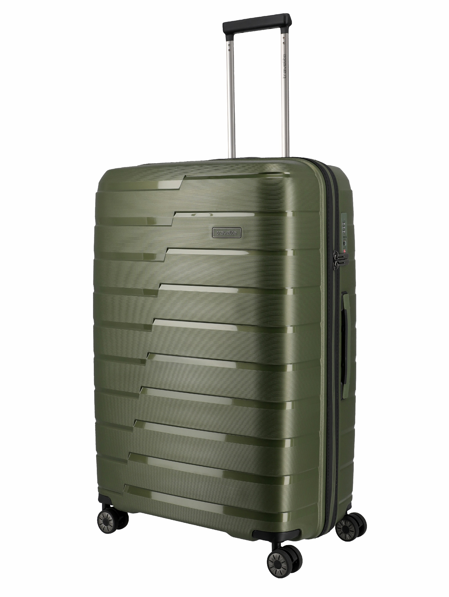 Travelite Koffer Air Base 4 Rollen Trolley L 77 cm Olive