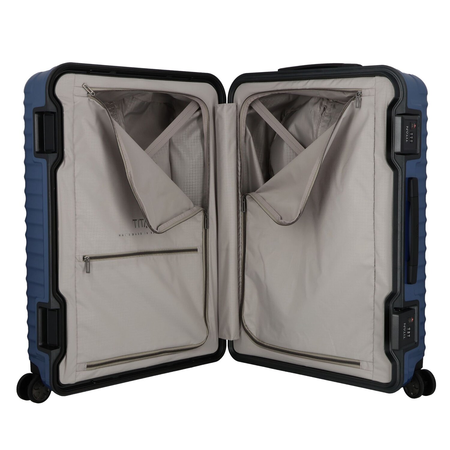 TITAN Trolley LITRON FRAME L 75 mit 4 Rollen Eisblau