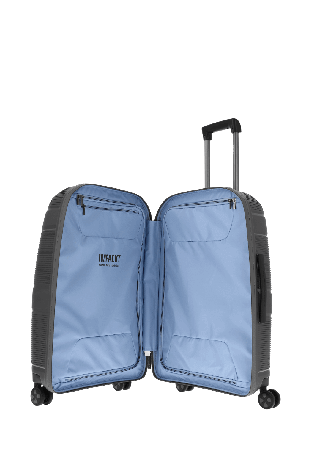 IMPACKT Koffer IP 1 M 67 cm mit 4 Rollen Iron Grey 