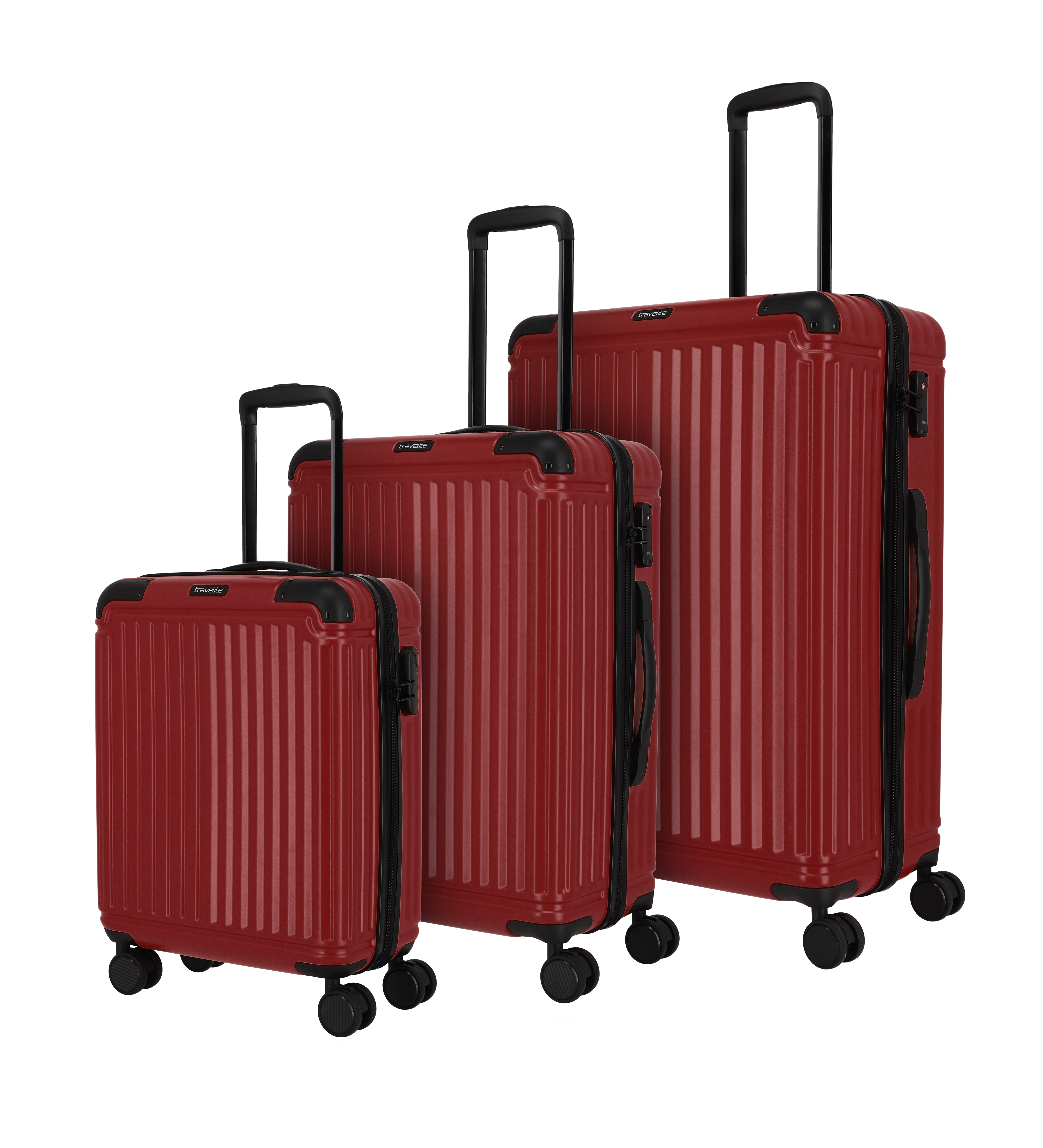 Travelite 3tlg Trolley Set Cruise S 55 cm M 67 cm L 77 cm mit 4 Rollen