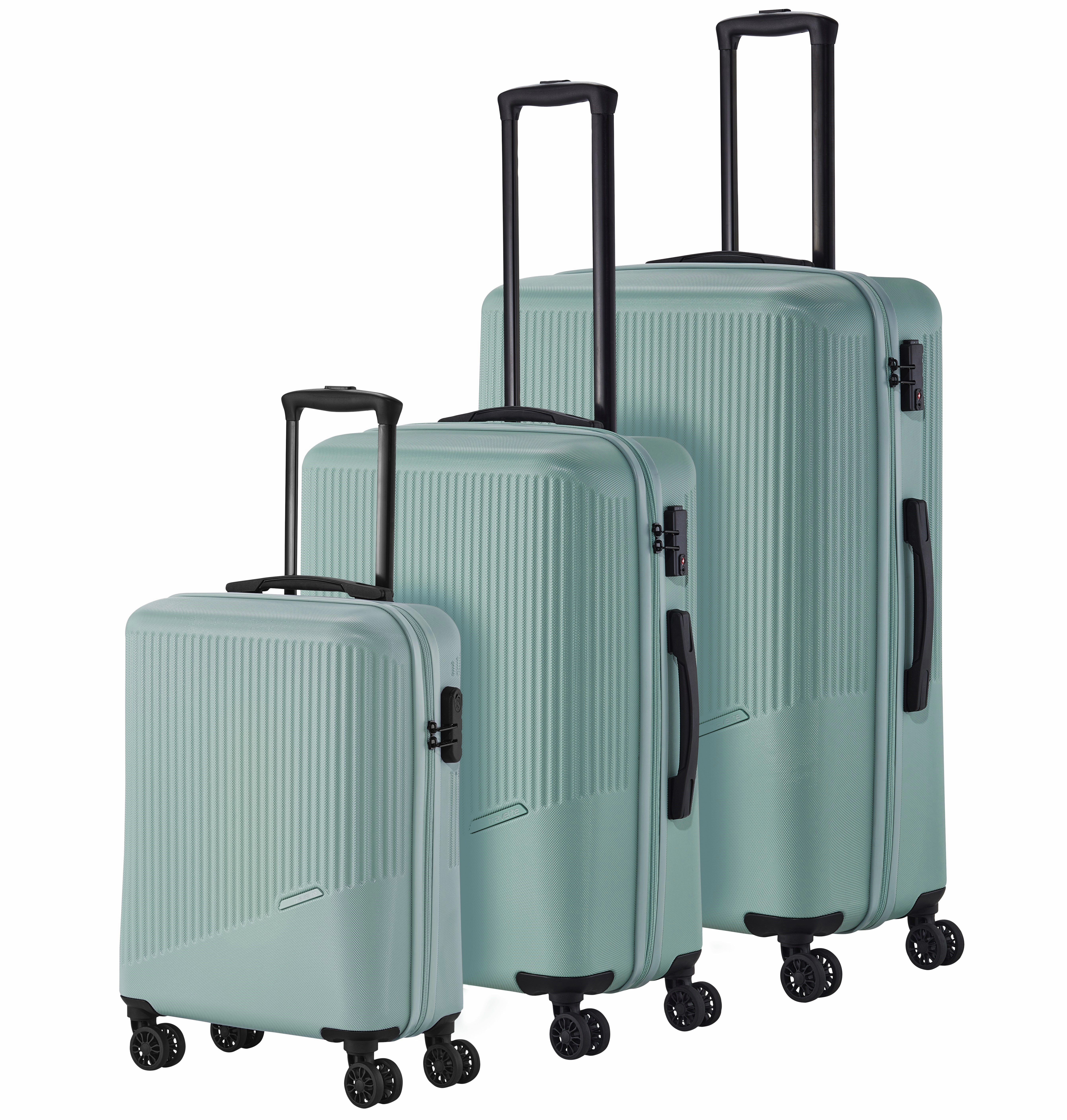 Travelite 3 tlg. Set Trolley Bali S 55 M 67 L 77 cm mit 4 Rollen in MInt