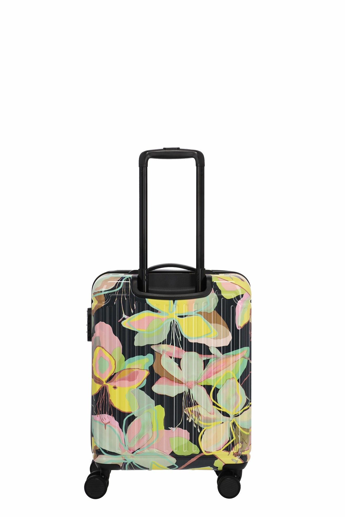 Travelite Trolley Cruise S 55 cm mit 4 Rollen Gelbe Orchidee