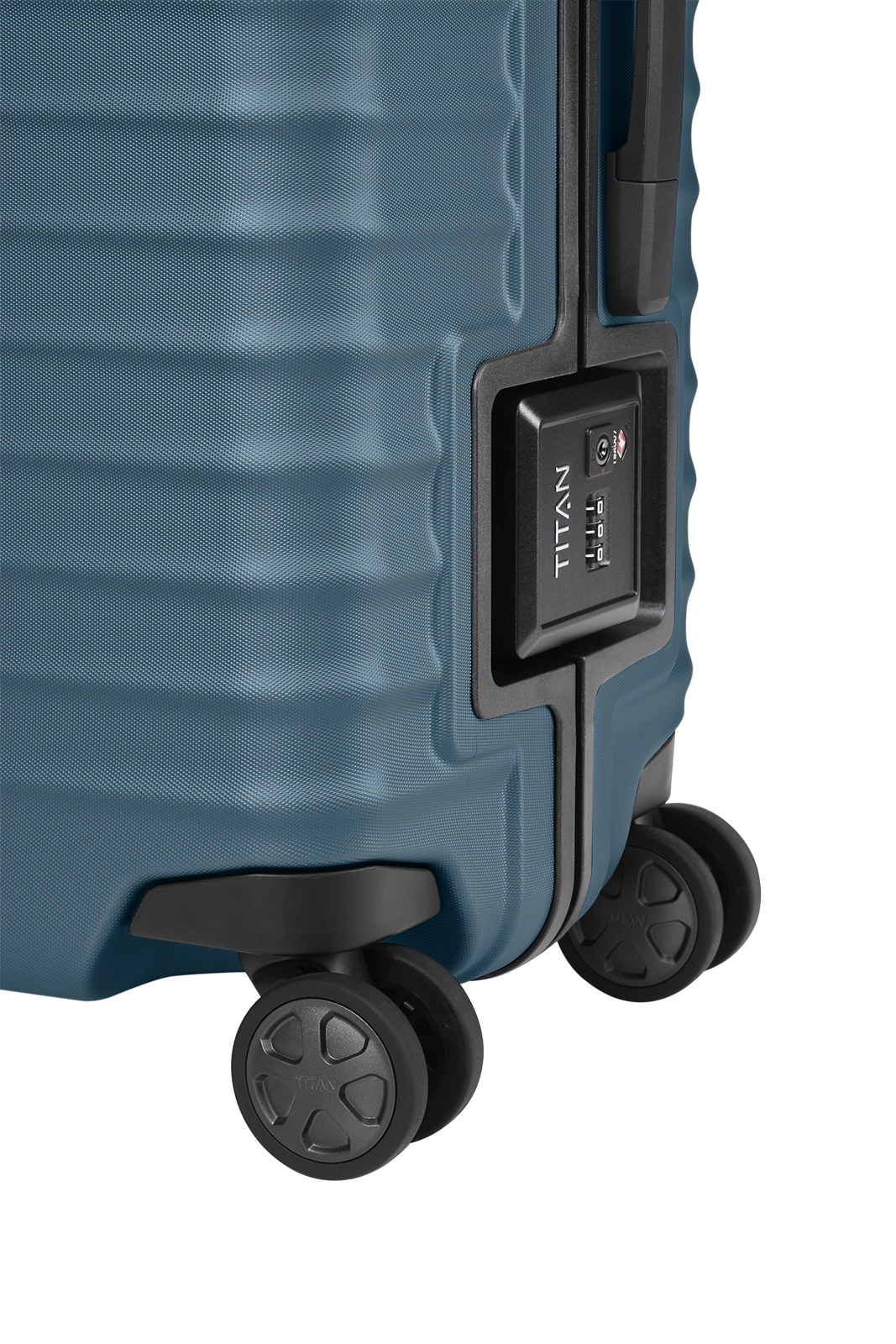 TITAN Trolley LITRON FRAME M 69 cm mit 4 Rollen Petrol