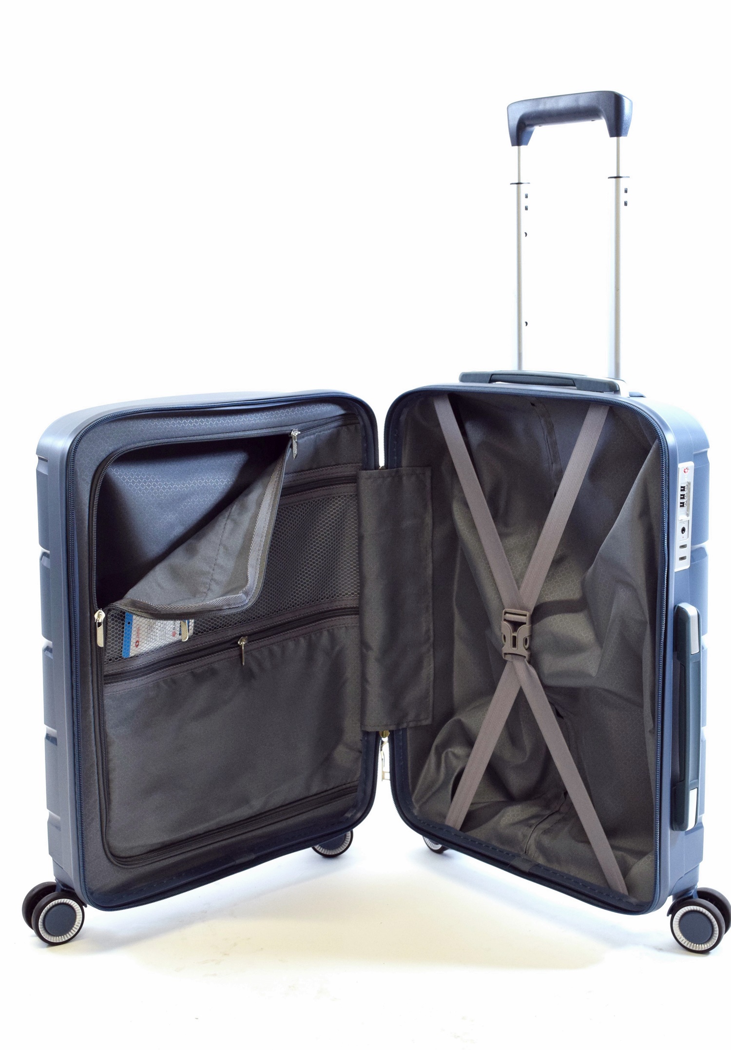 Trolley Koffer Speetliner Gr. S 55 cm mit 4 Rollen Fjord