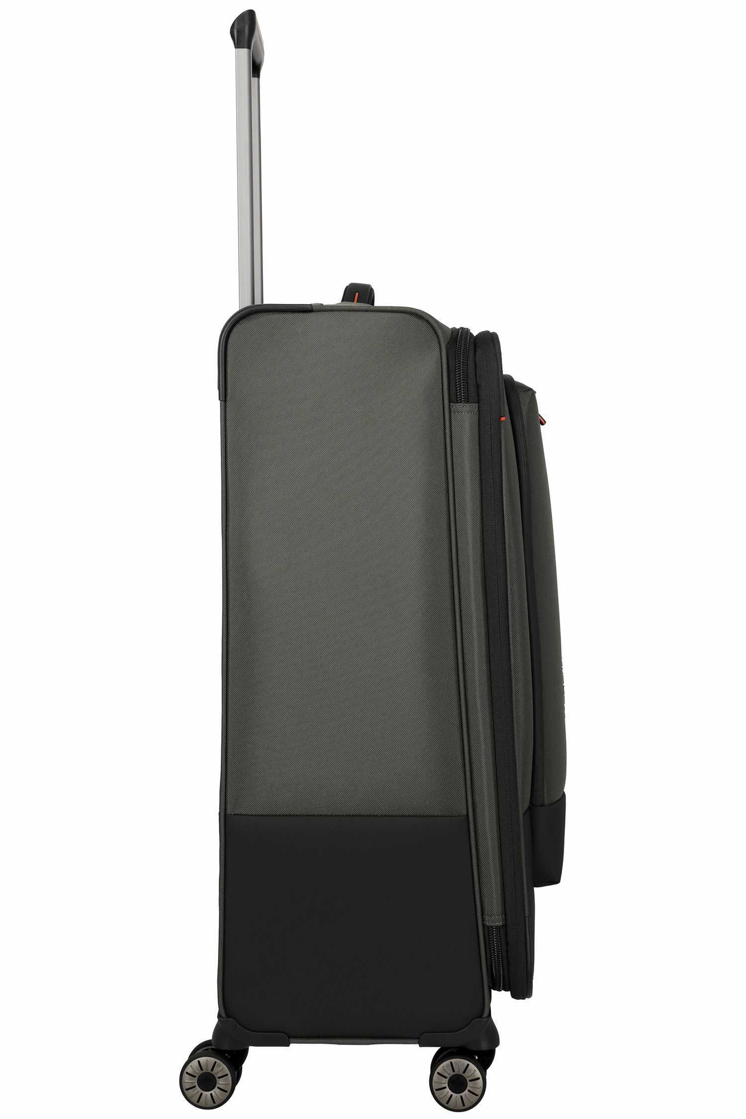 Travelite Trolley Crosslite L 77 cm Dehnfalte 4 Rollen  Oliv