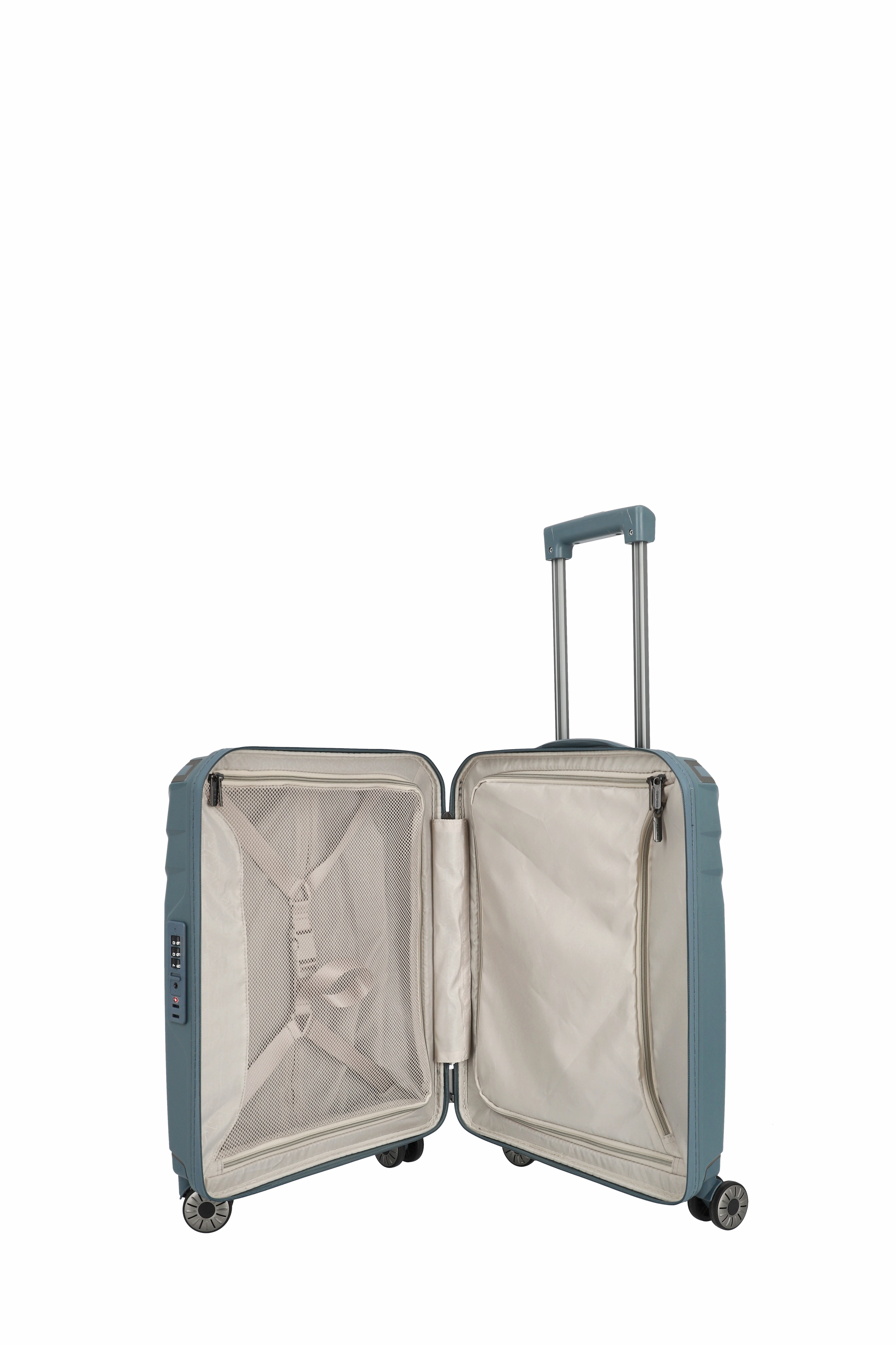 Travelite Koffer Elvaa 4 Rollen Trolley S 55 cm Blaugrau