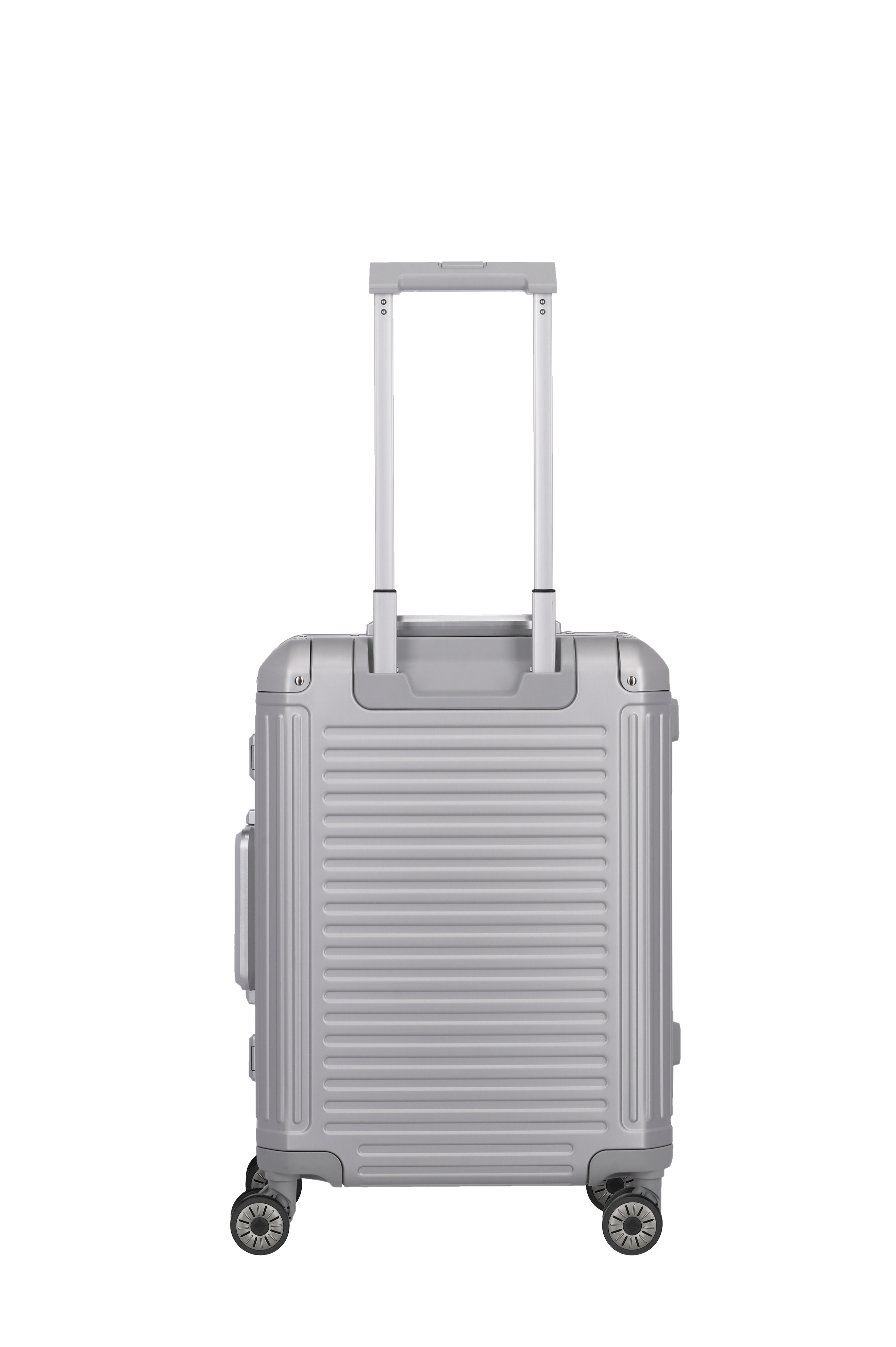 Travelite Aluminium Trolley Next S 55 cm mit 4 Rollen Silber