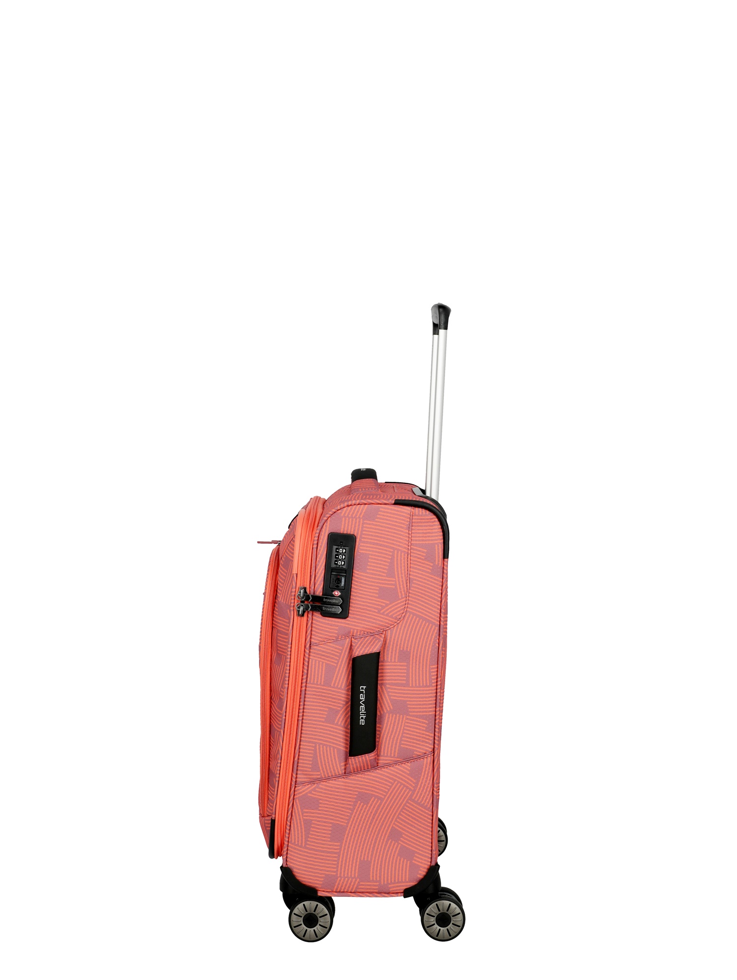 Travelite Trolley SKAII S 55 cm mit 4 Rollen Peach Edition