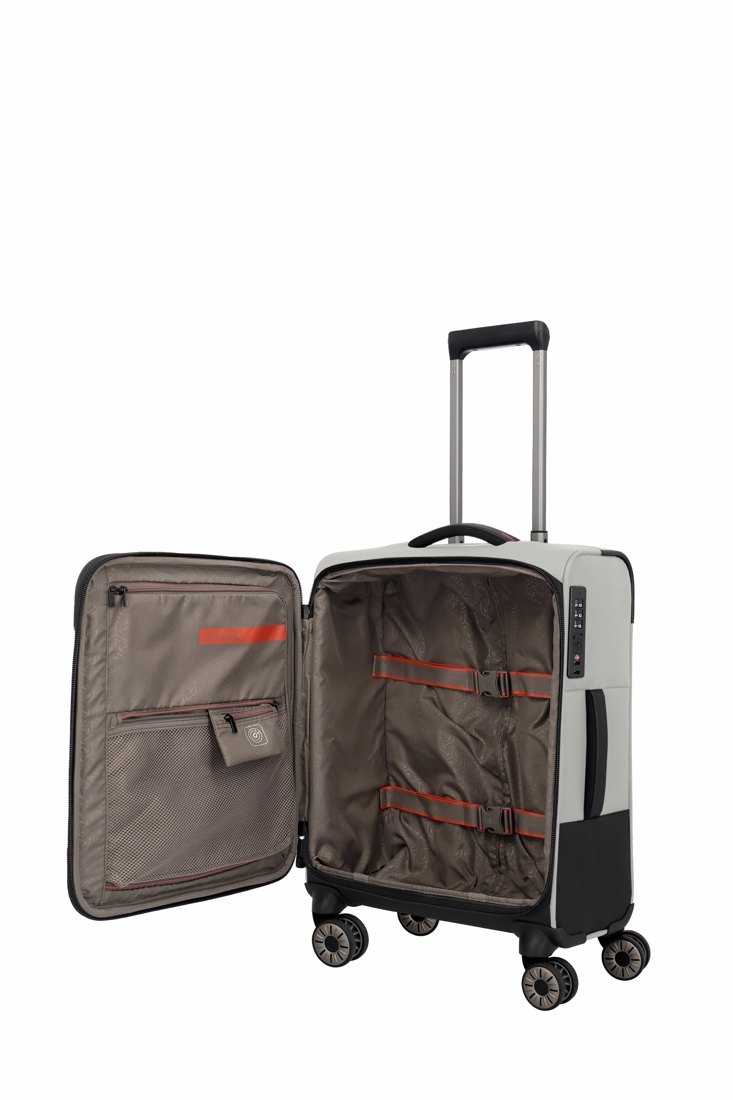 Travelite Trolley Crosslite S 55 cm 4 Rollen Natur