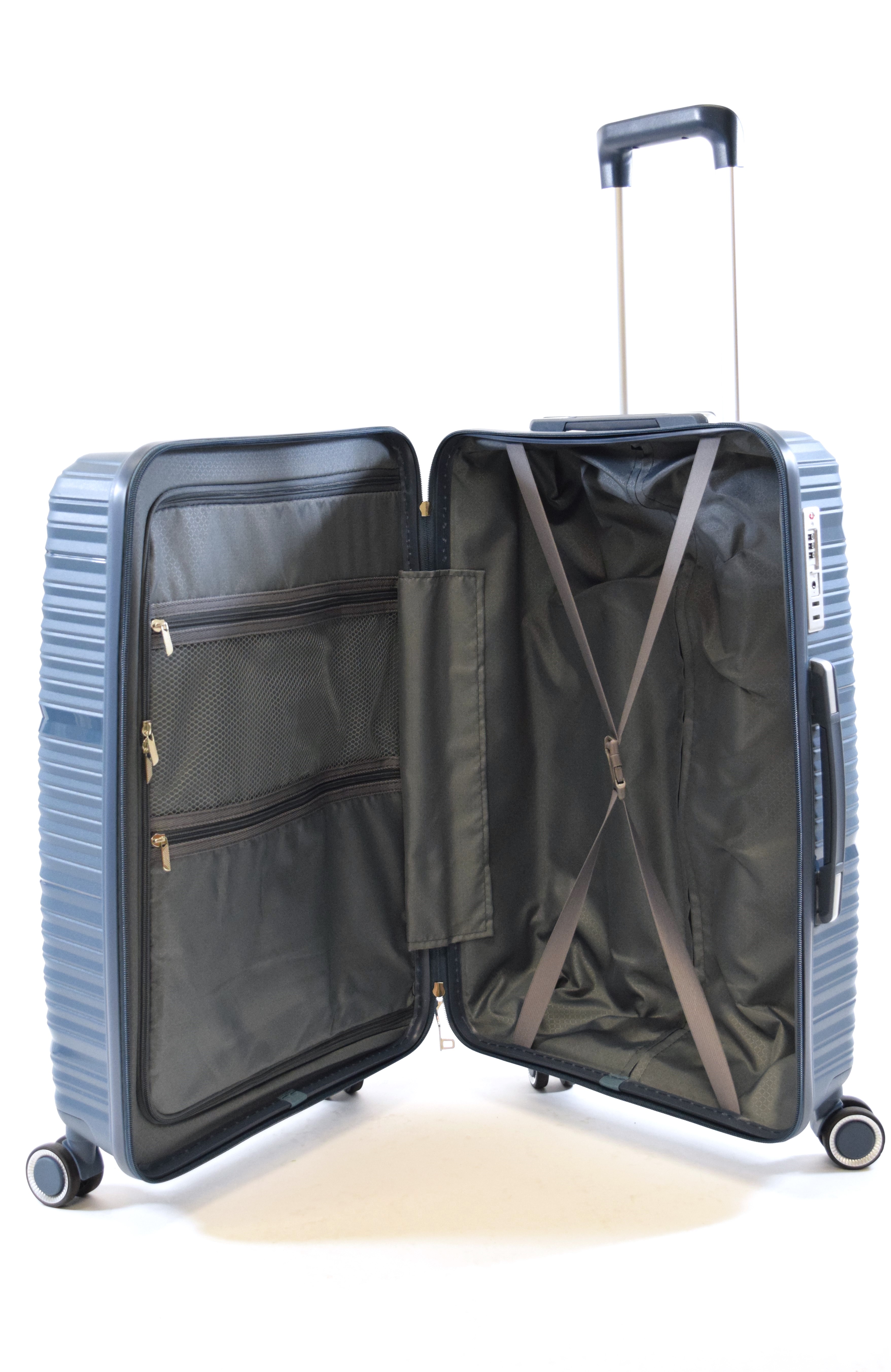 Trolley Koffer Flightourer Gr. L 75 cm mit 4 Rollen Fjord Blau
