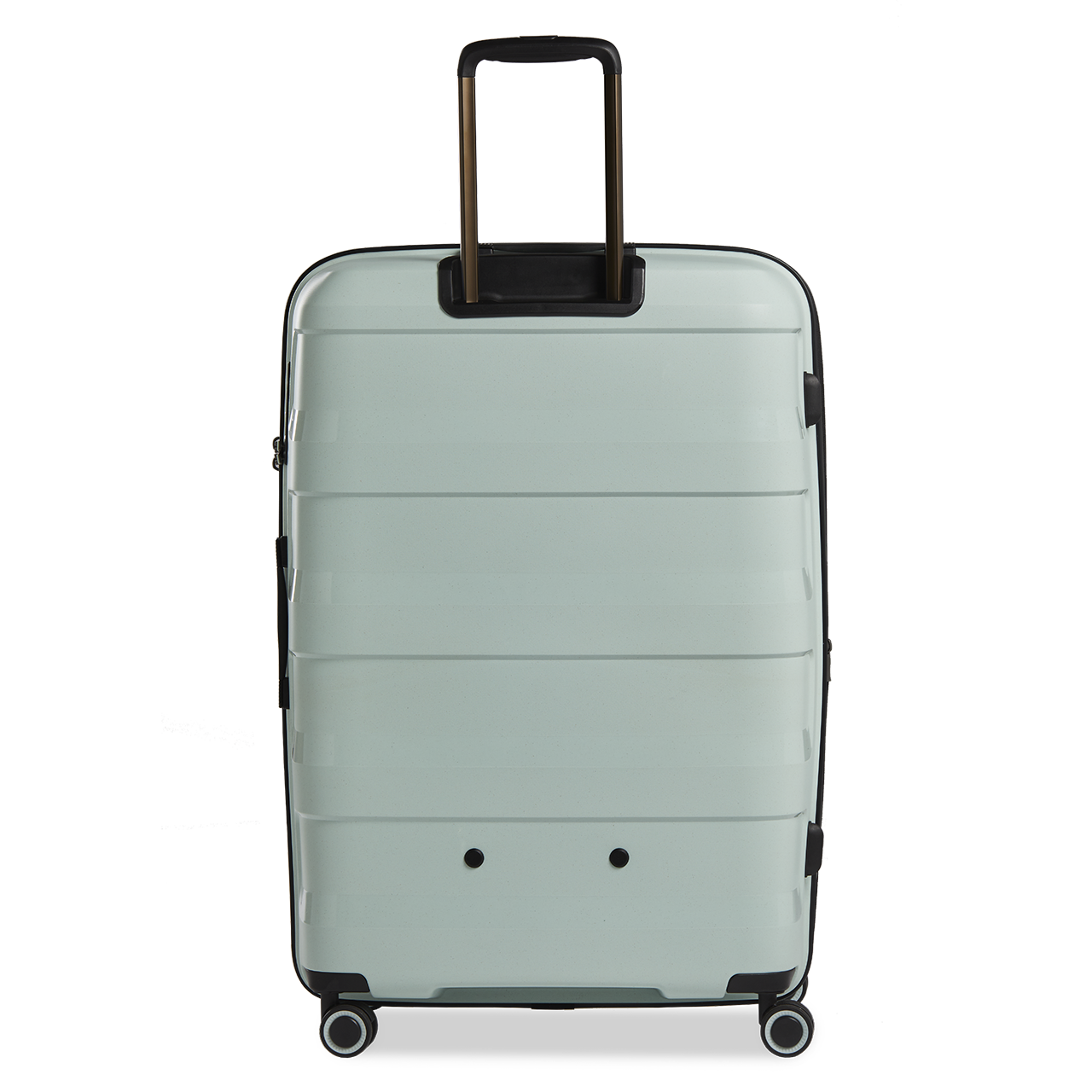 Stratic Straw Plus Trolley L 76 cm mit 4 Rollen aus Bio Kunststoff Mint