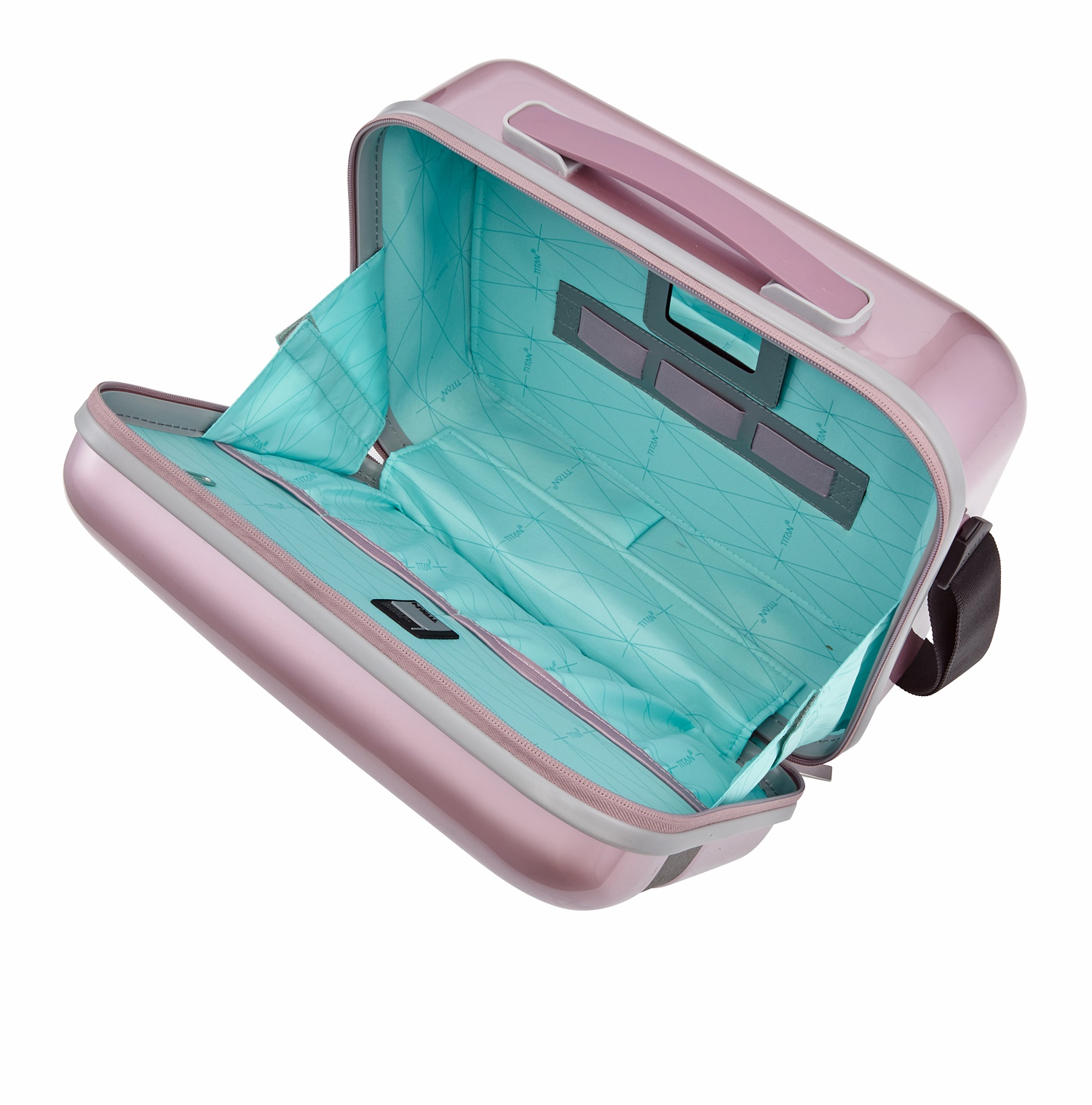 Titan Koffer Mini Set Spotlight Gr.S+ Beautycase Wild Rose