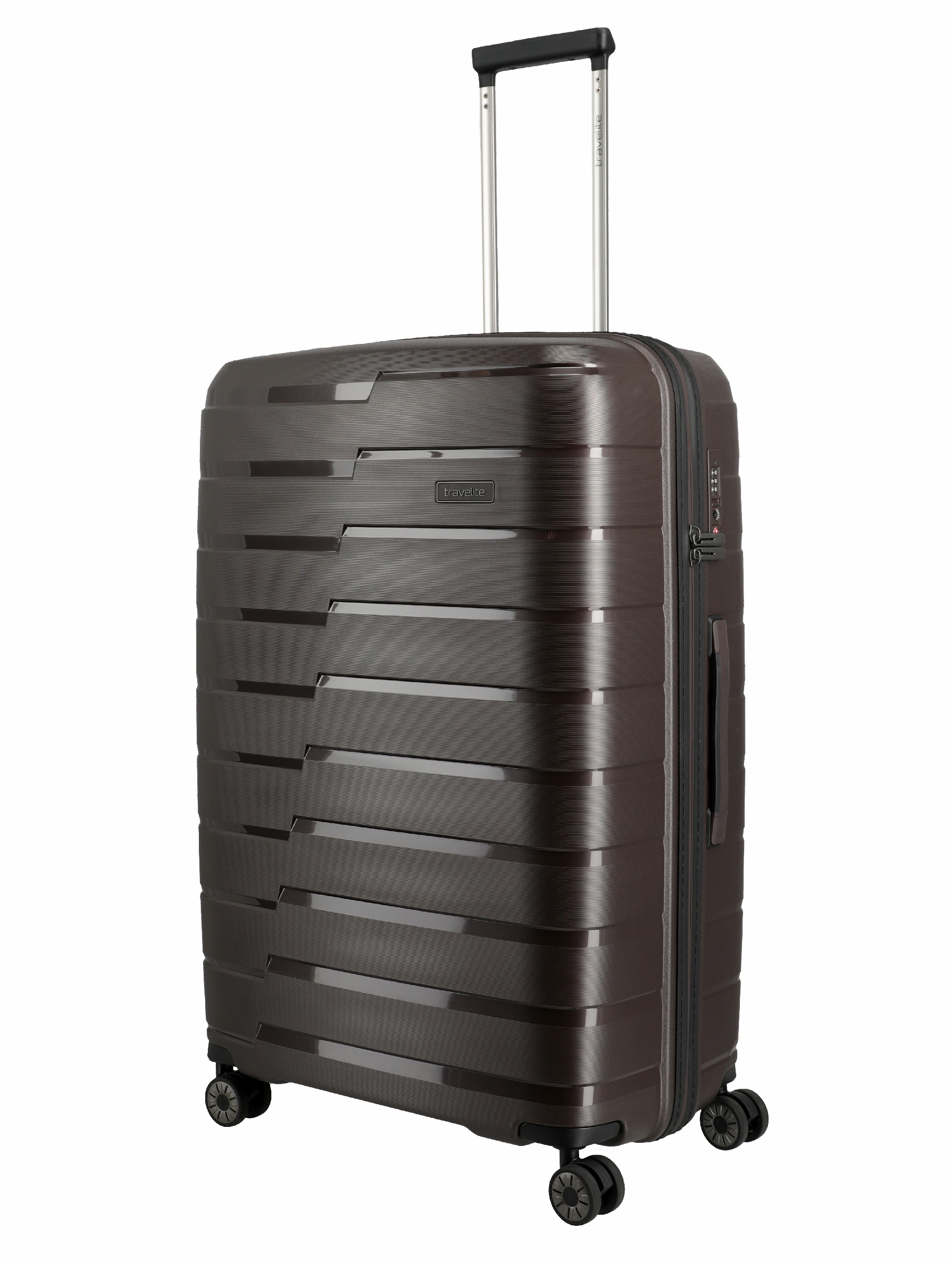 Travelite Koffer Air Base 4 Rollen Trolley L 77 cm Coffee