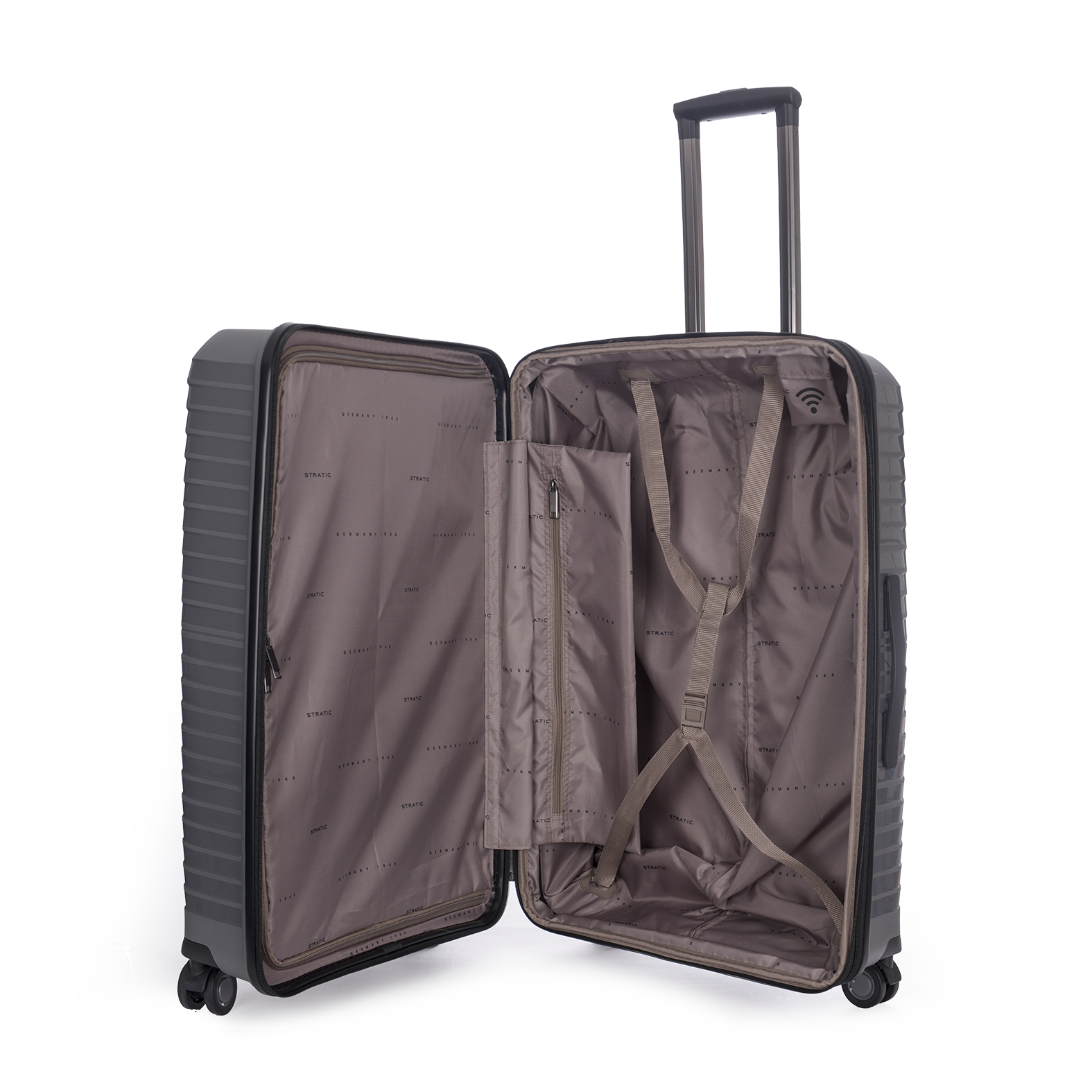 Stratic Bright Plus 4 Rollen Gr. L 76 cm Grey