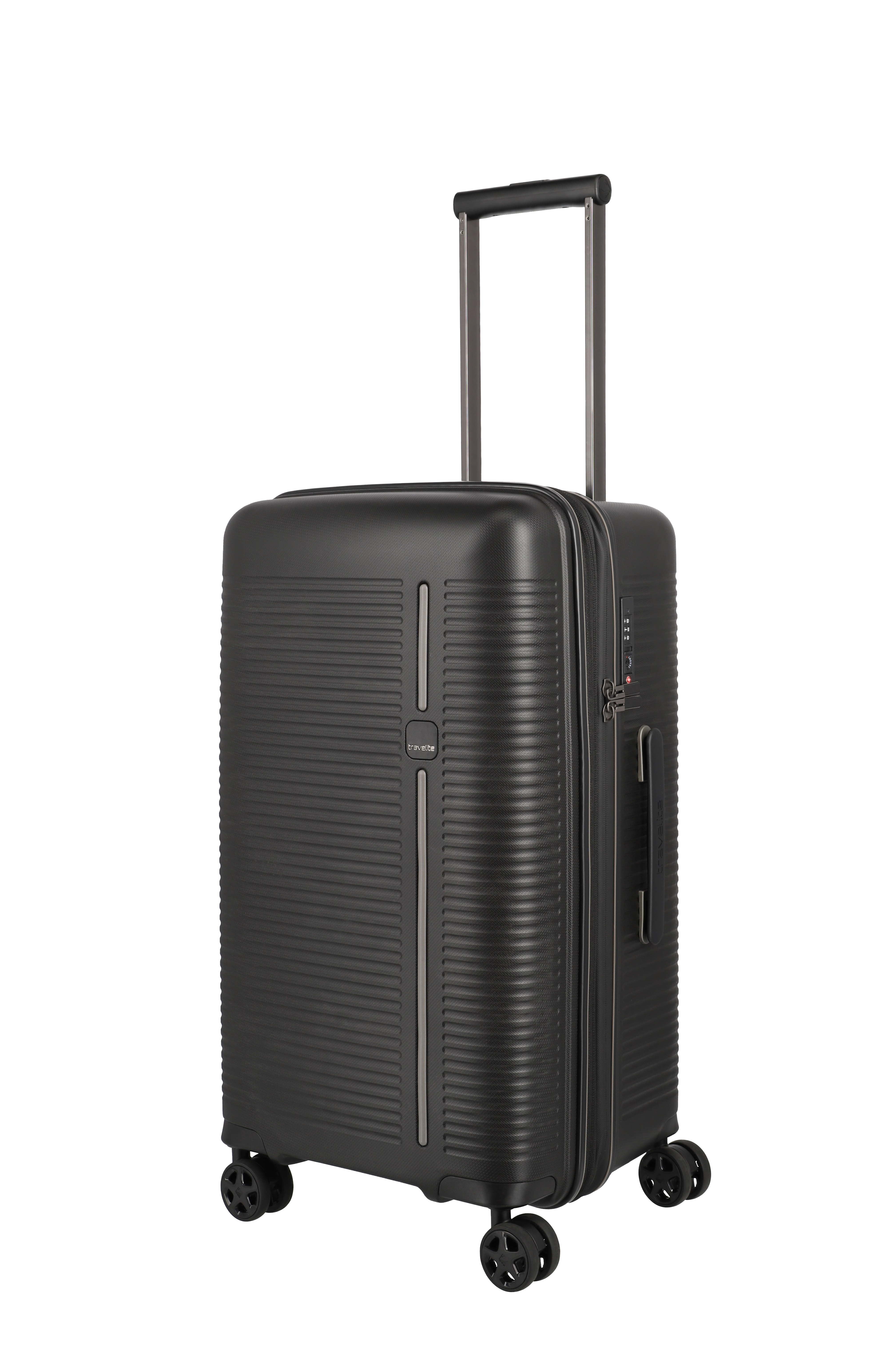 Travelite Roomer Kompakt Trunk Koffer M 66 cm Schwarz