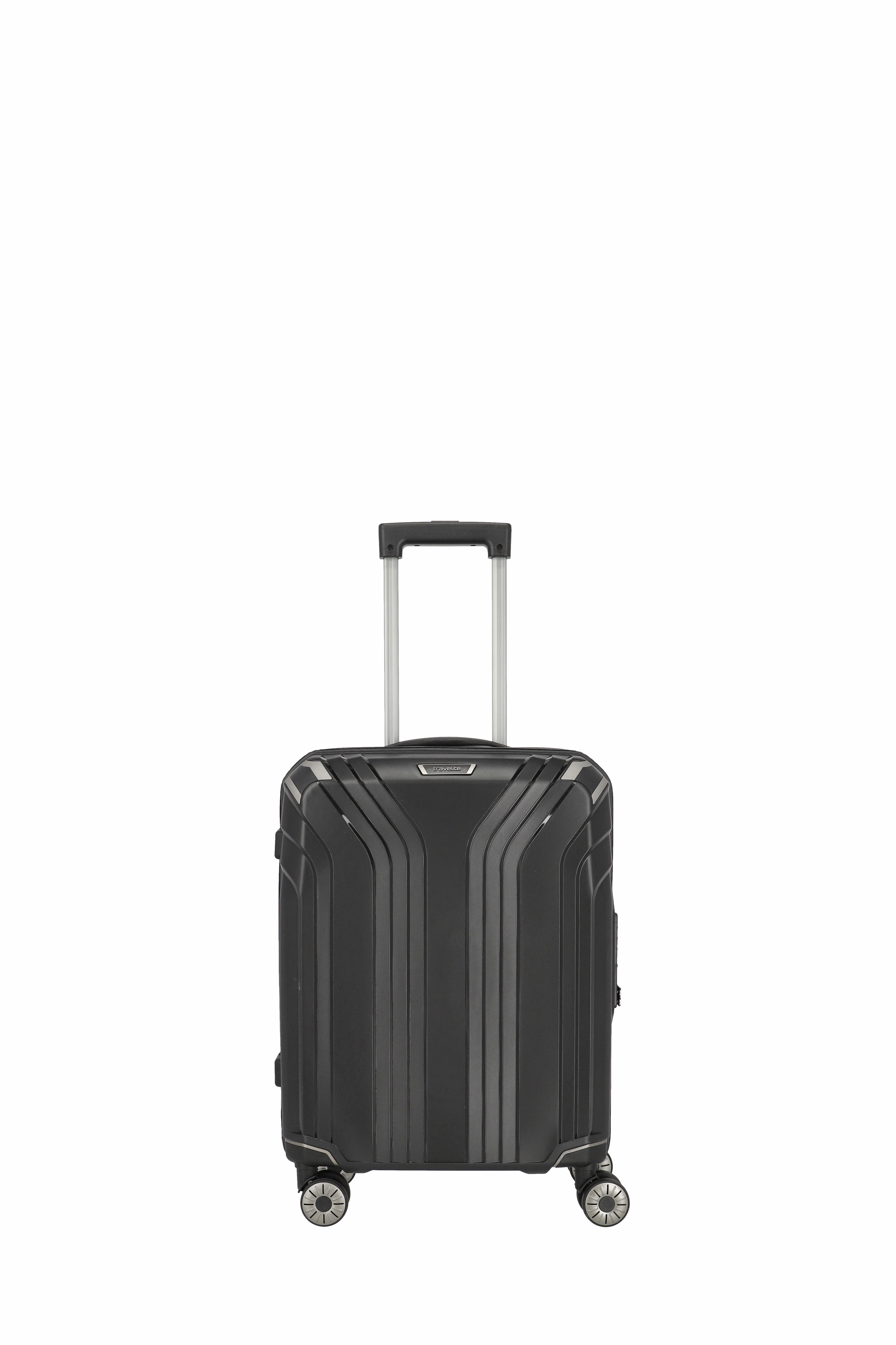 Travelite Koffer Elvaa 4 Rollen Trolley S 55 cm Schwarz