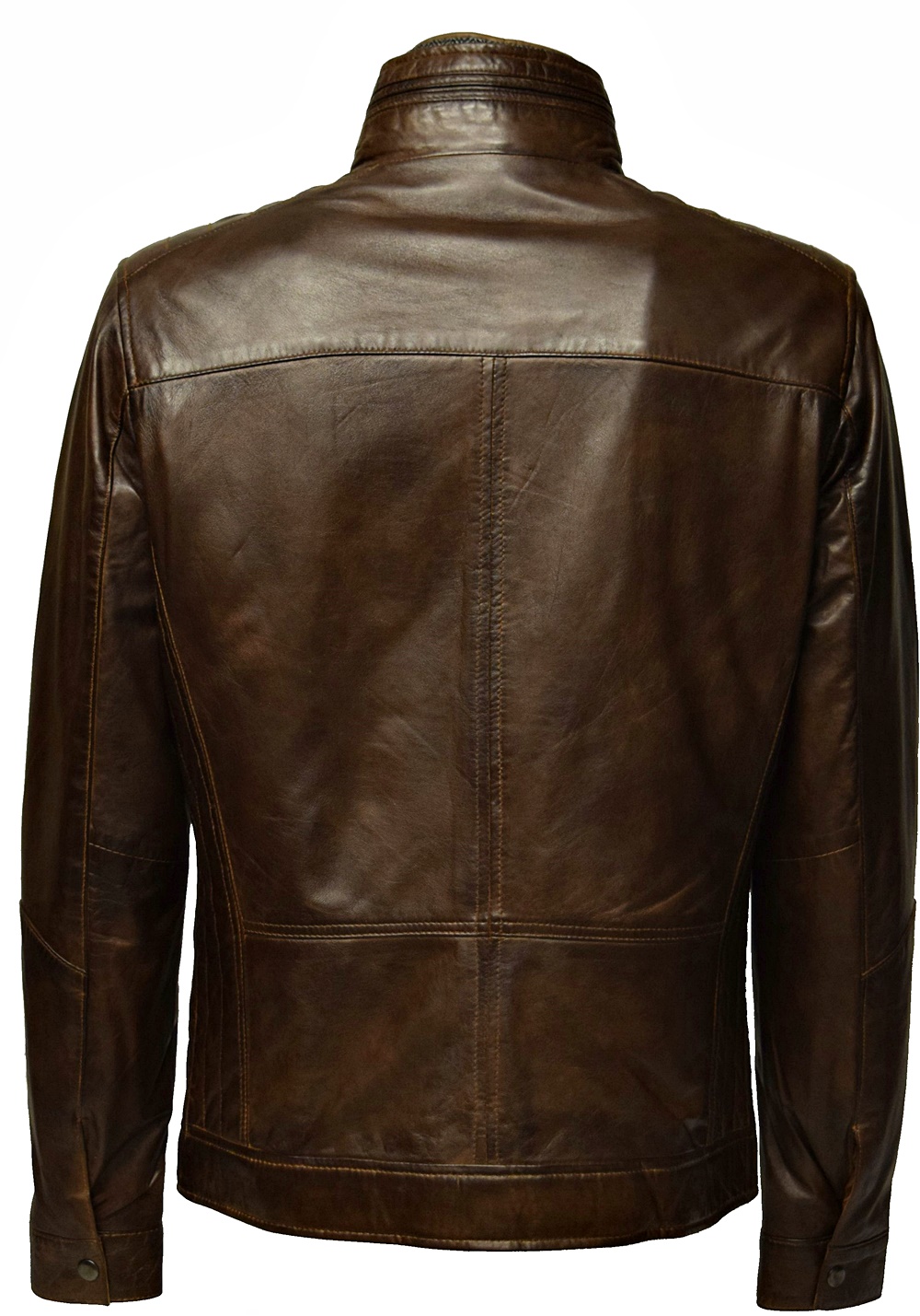 Herren Lederjacke Smart in Copperbraun