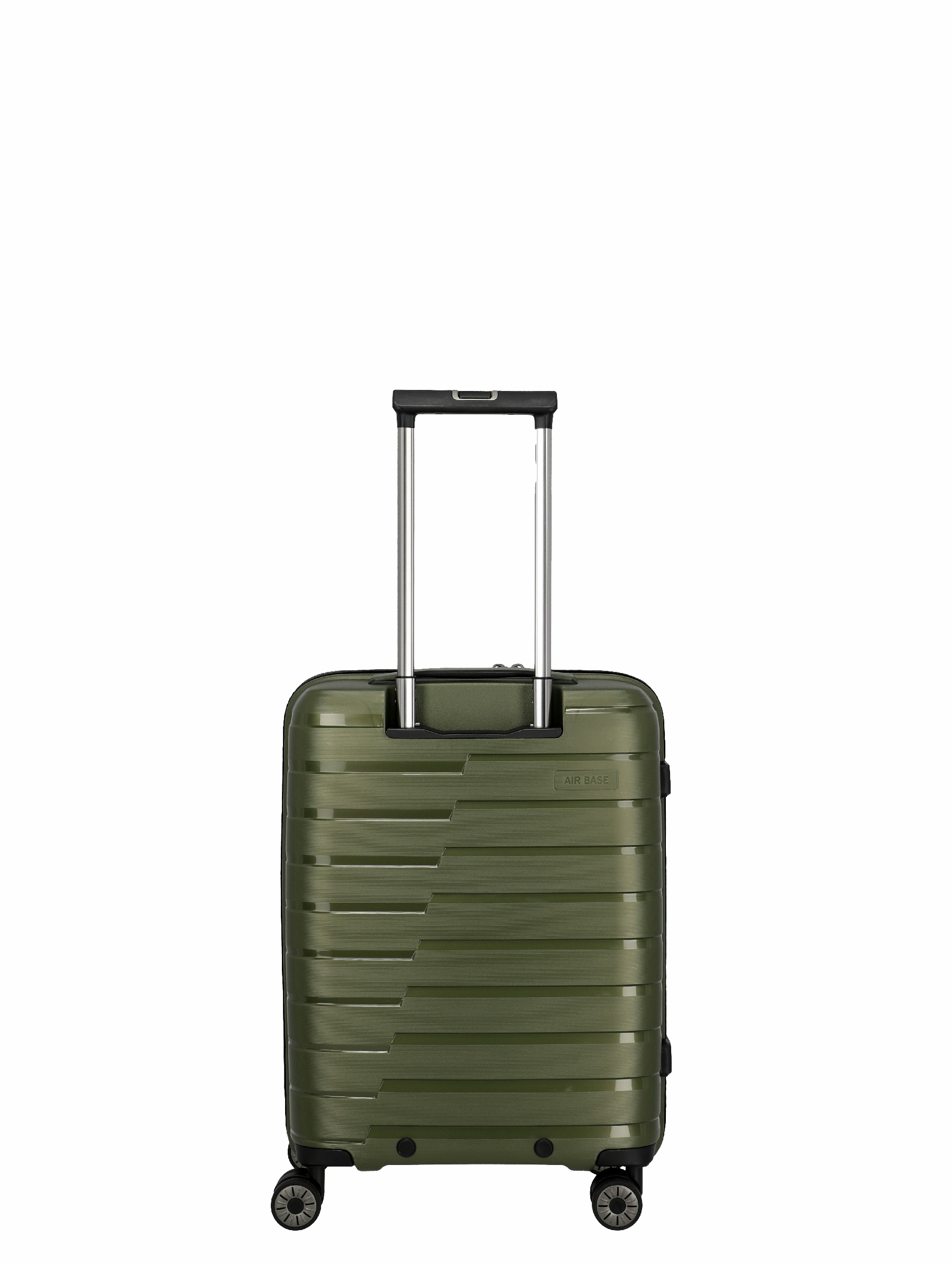 Travelite Koffer Air Base Vortasche 4 Rollen Trolley 55 cm S+ Olive