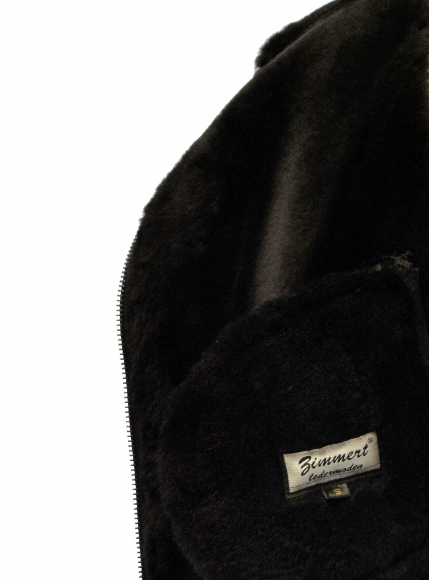 Damen Lammfelljacke Cropped Lionni Shearling Schwarz