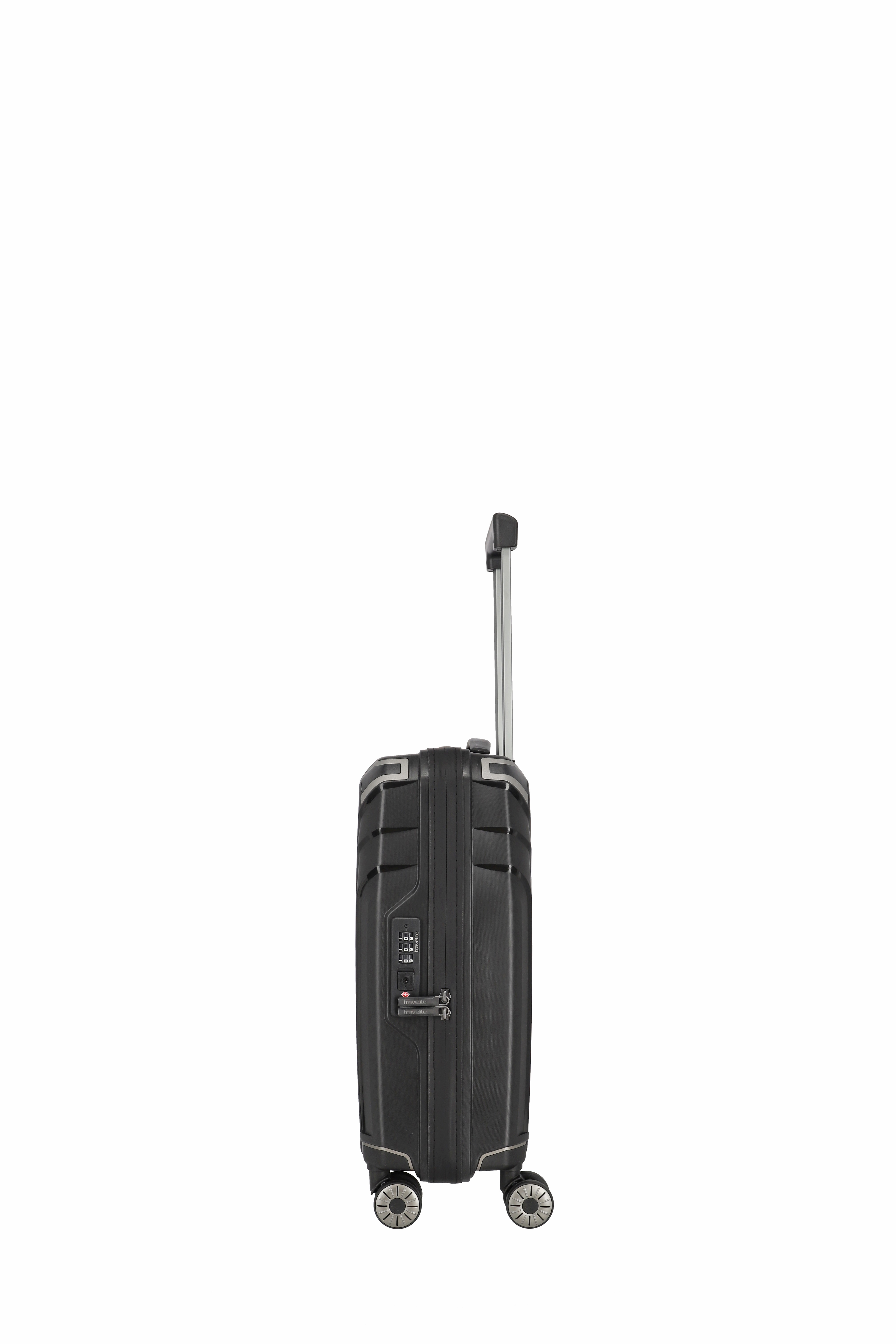 Travelite Koffer Elvaa 4 Rollen Trolley S 55 cm Schwarz