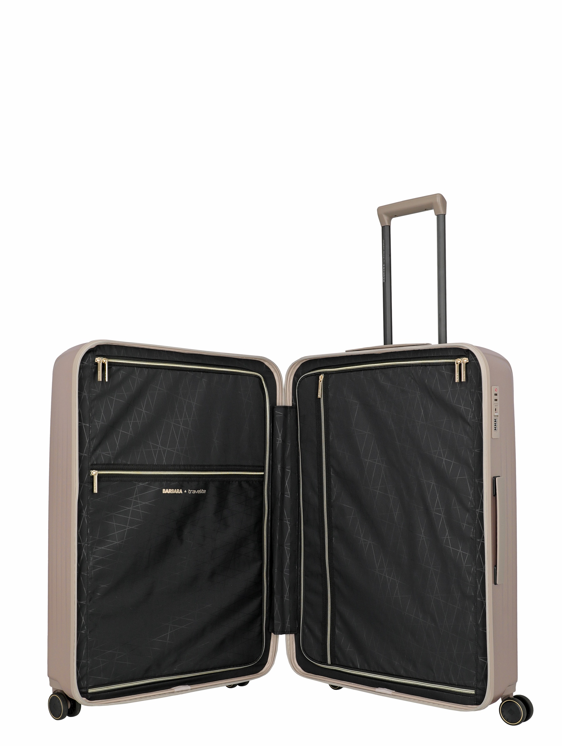 Travelite BARBARA NOVELTY Trolley L 75 cm 4 Rollen Satin Nude