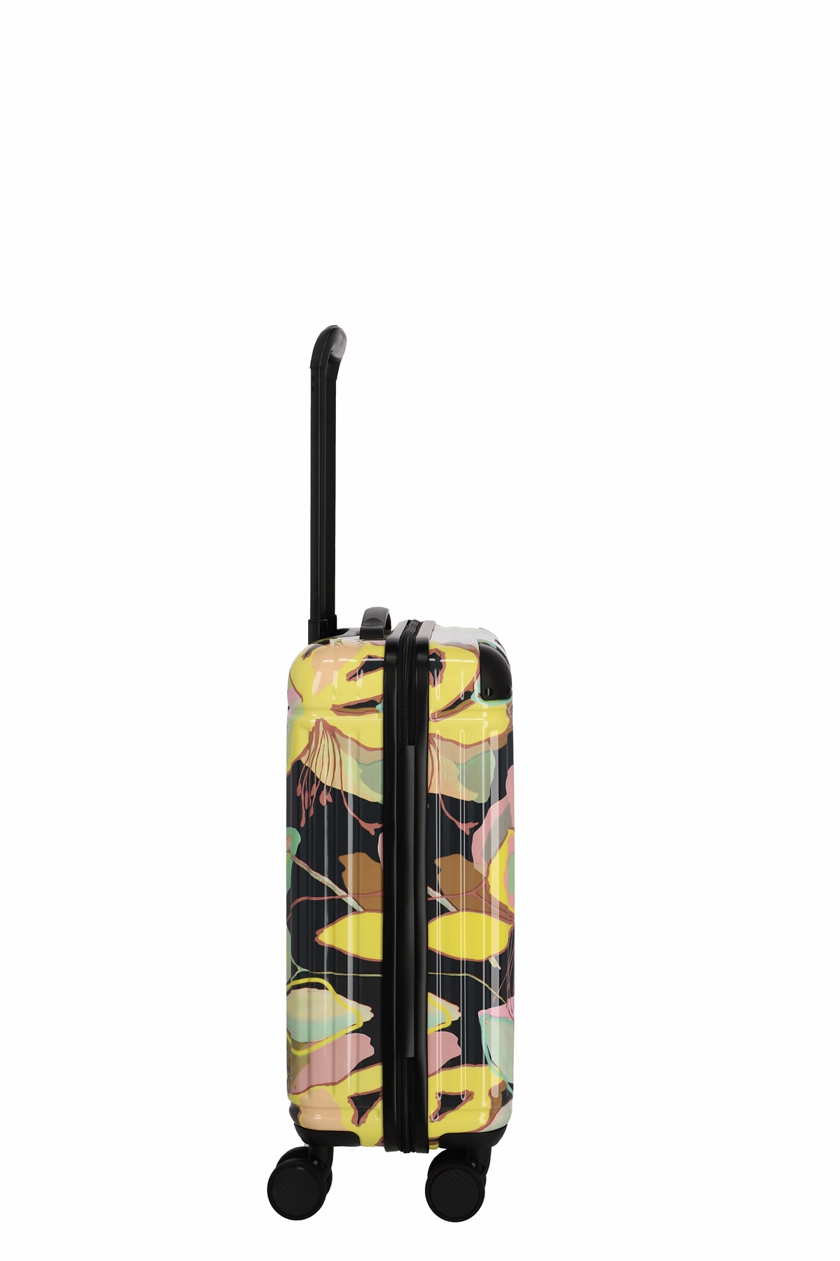 Travelite Trolley Cruise S 55 cm mit 4 Rollen Gelbe Orchidee