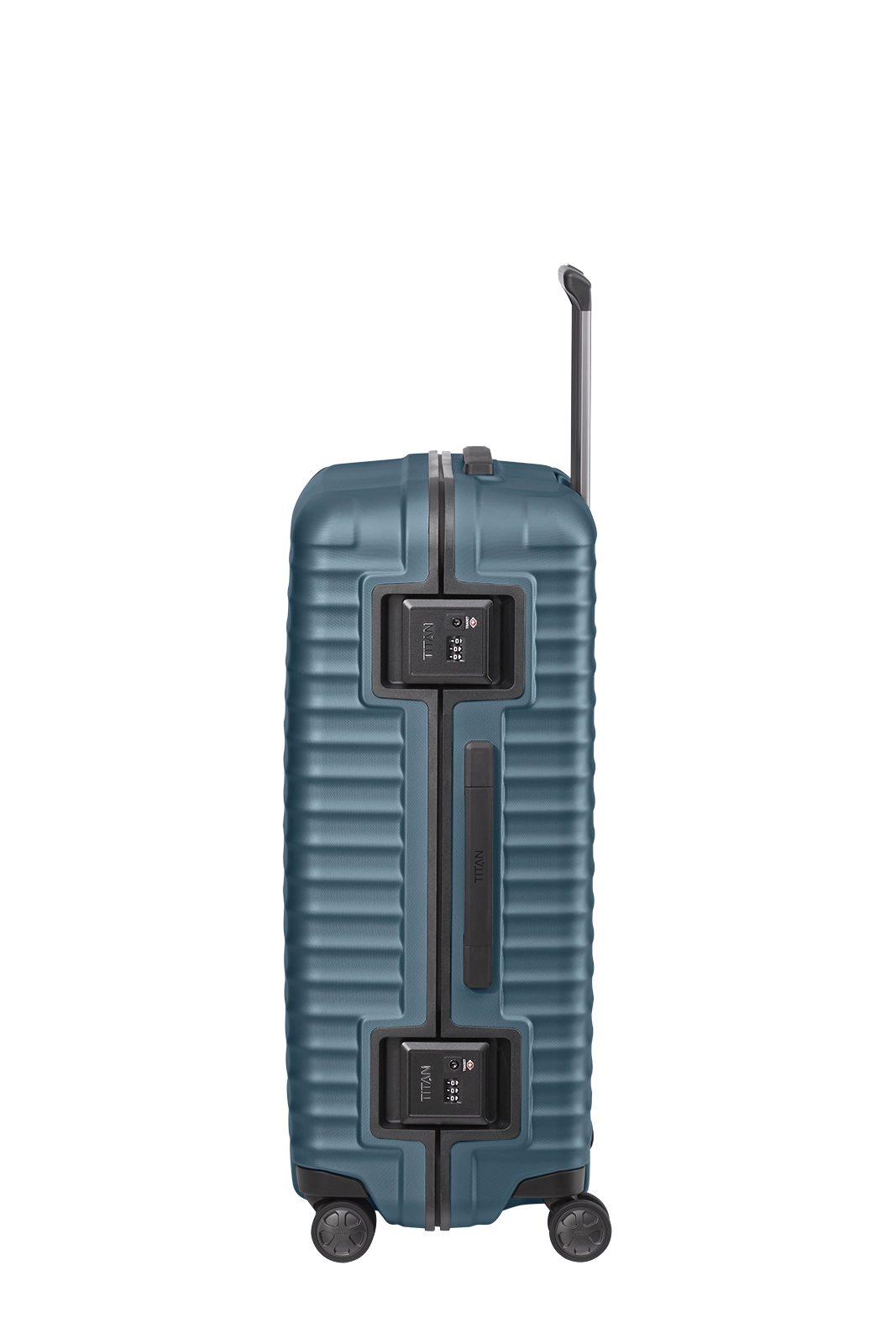TITAN Trolley LITRON FRAME L 75 mit 4 Rollen Petrol