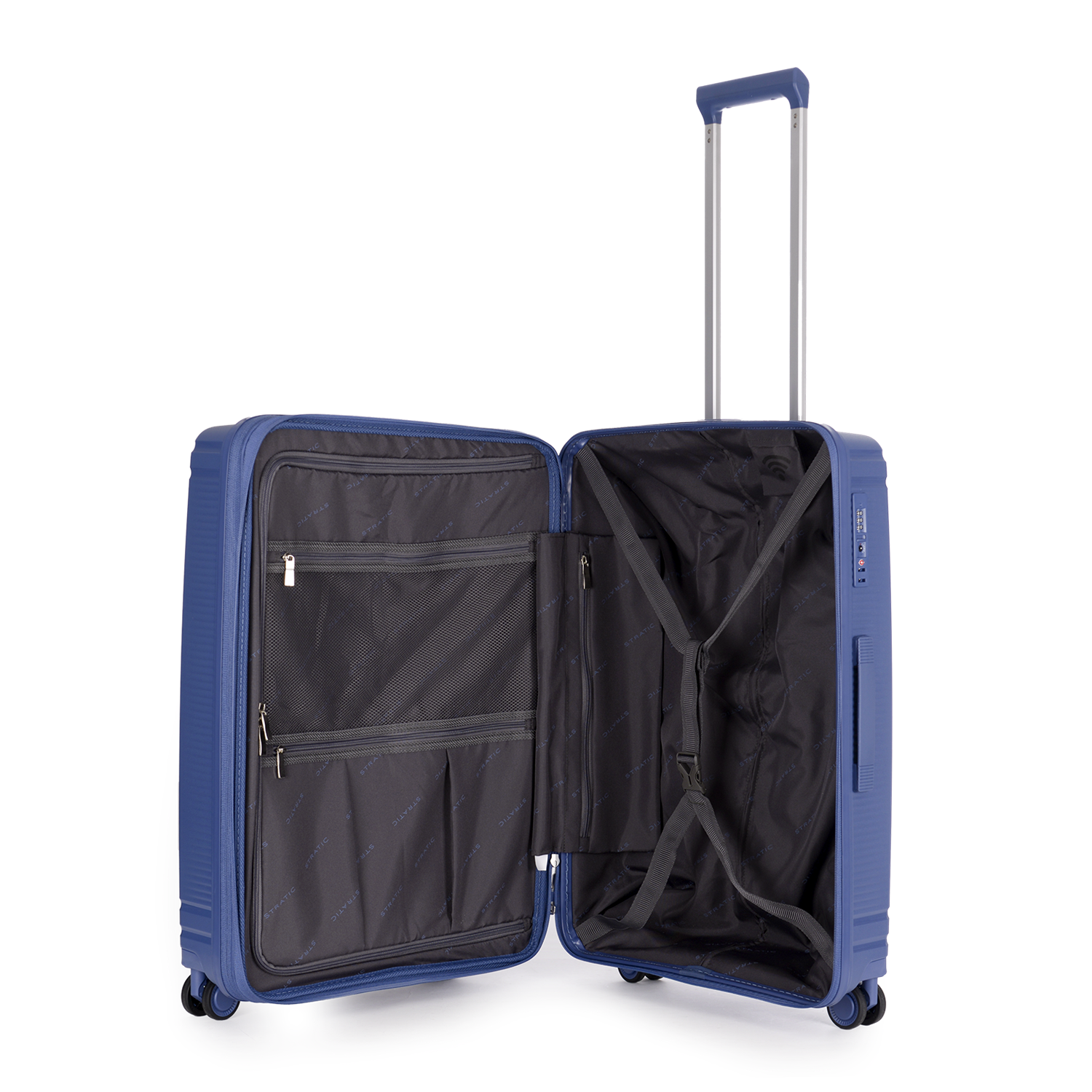 Stratic Straw-T Koffer M 67 cm mit 4 Rollen Navy