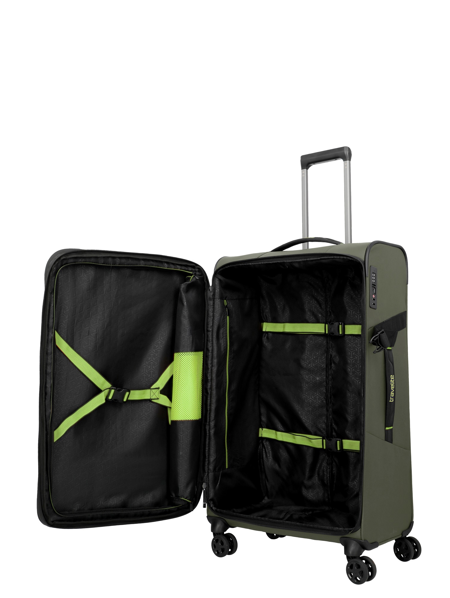 Travelite Trolley Briize L 78 cm 4 Rollen Khaki