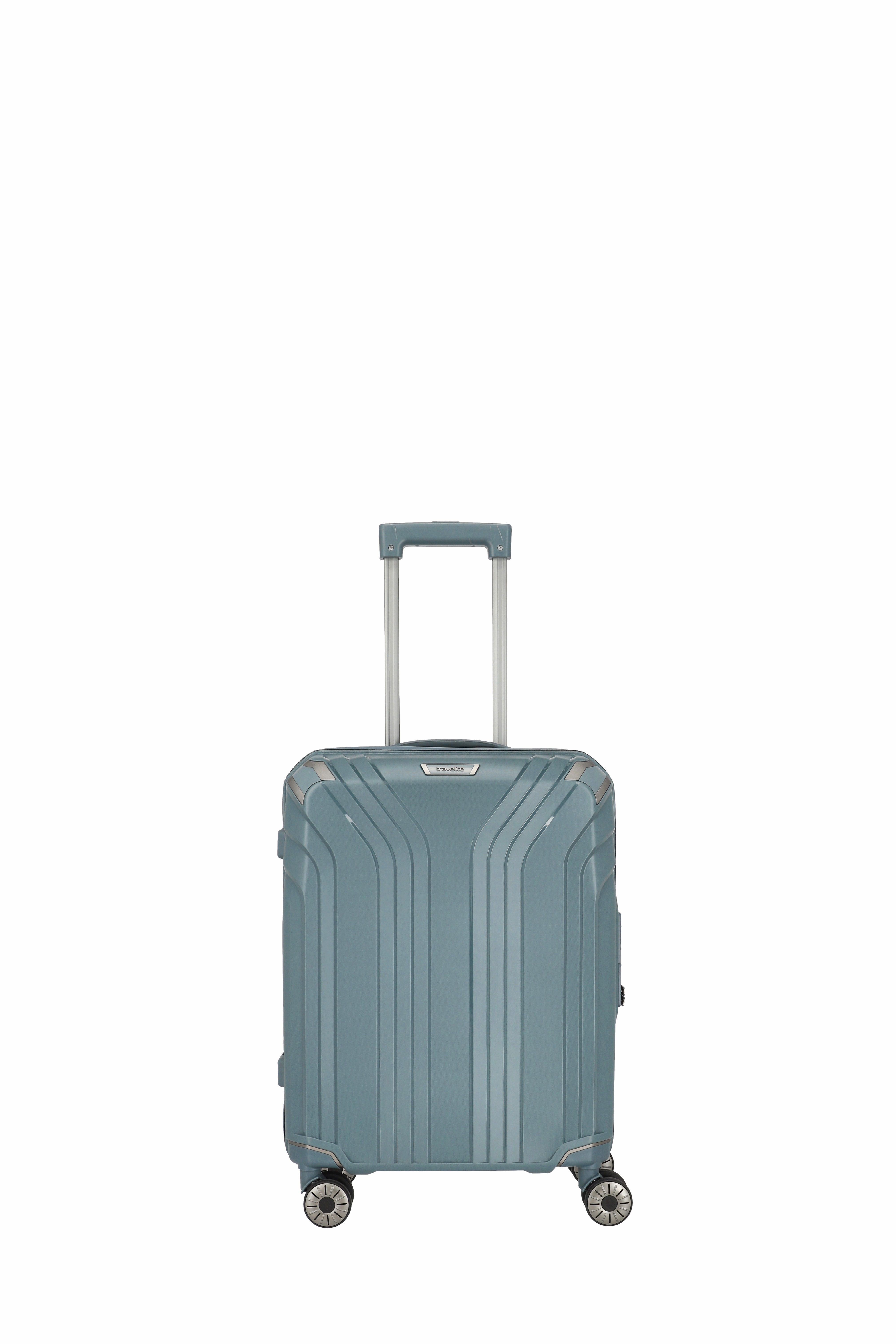 Travelite Koffer Elvaa 4 Rollen Trolley S 55 cm Blaugrau