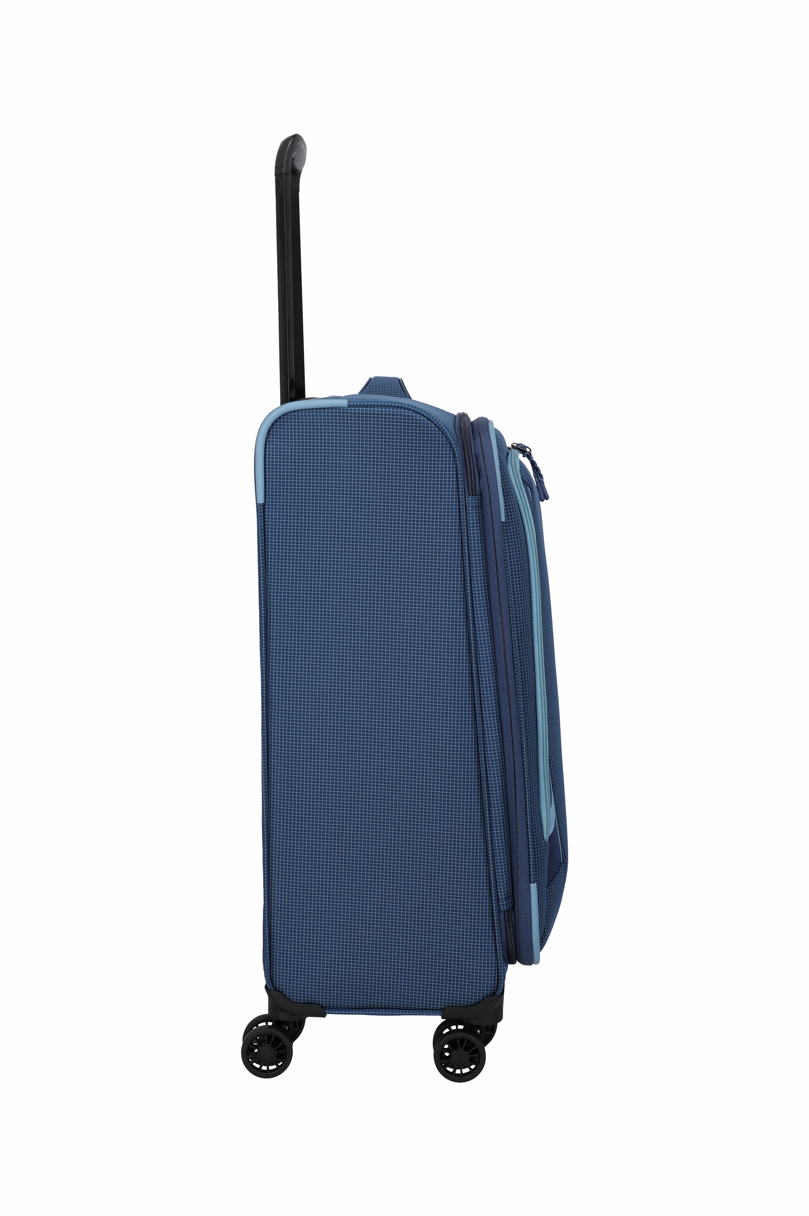 Travelite Trolley Corsiica M 67 cm mit 4 Rollen Blau