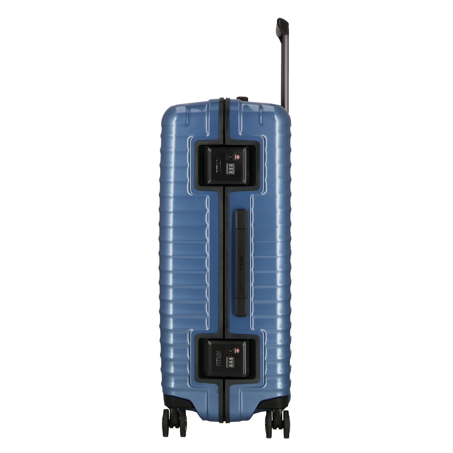 TITAN Trolley LITRON FRAME L 75 mit 4 Rollen Eisblau