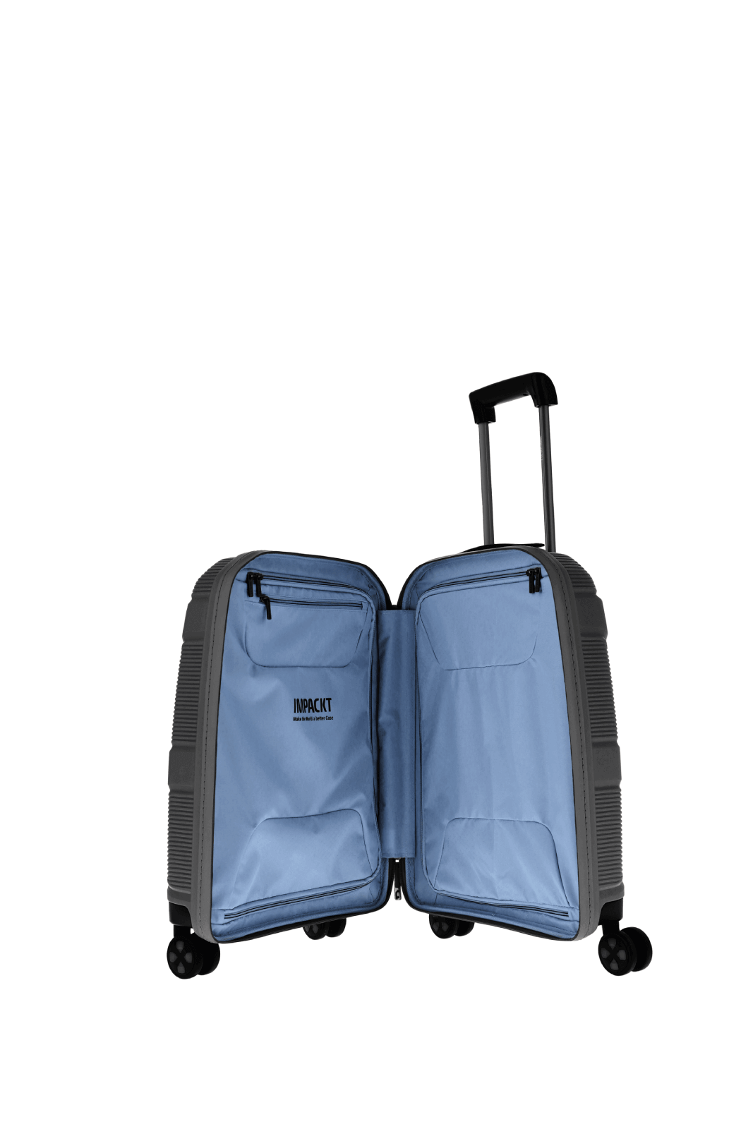 IMPACKT Koffer IP 1 S 55 cm mit 4 Rollen Iron Grey