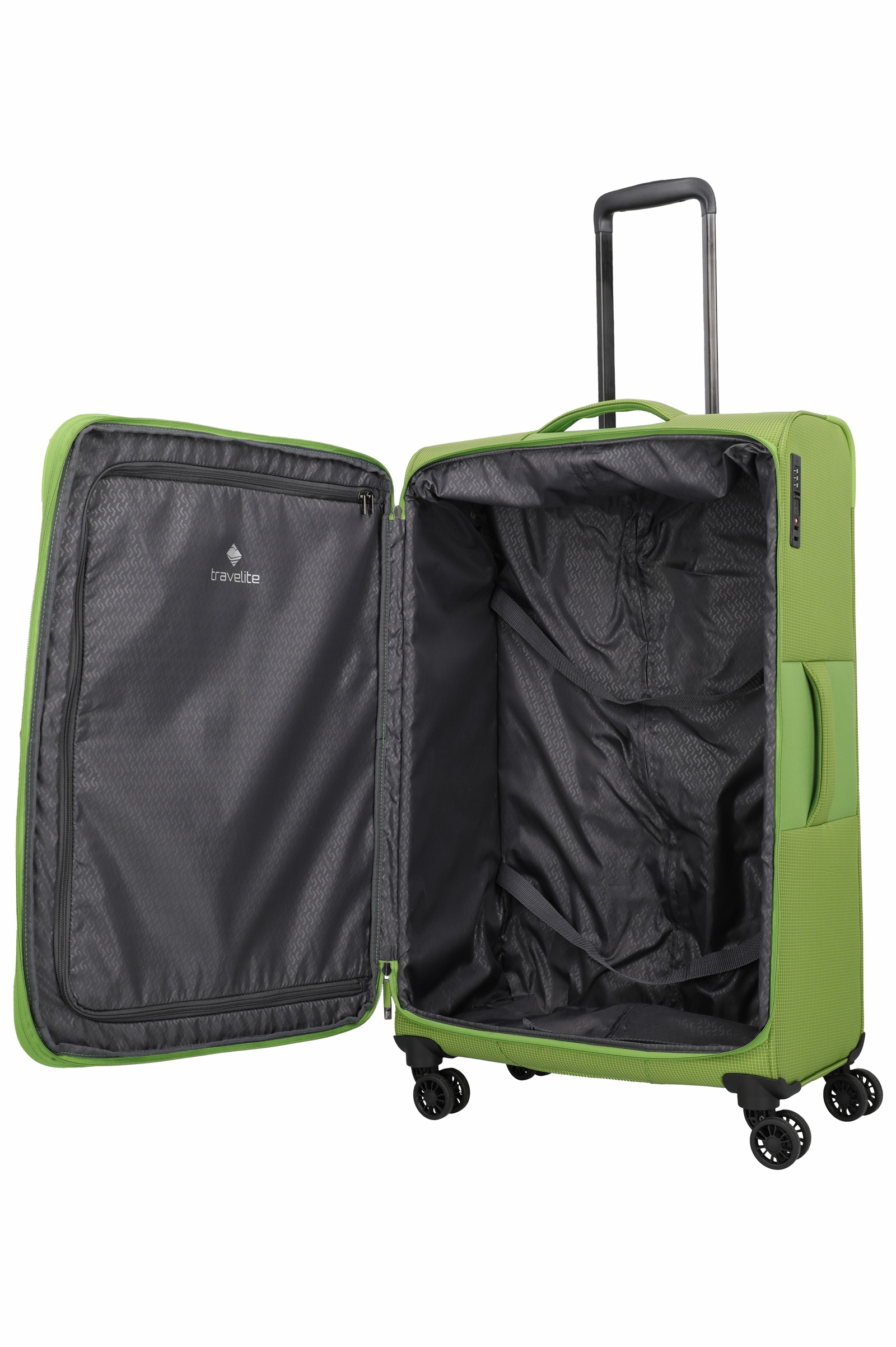 Travelite Trolley Corsiica L 77 cm mit 4 Rollen Fresch Green