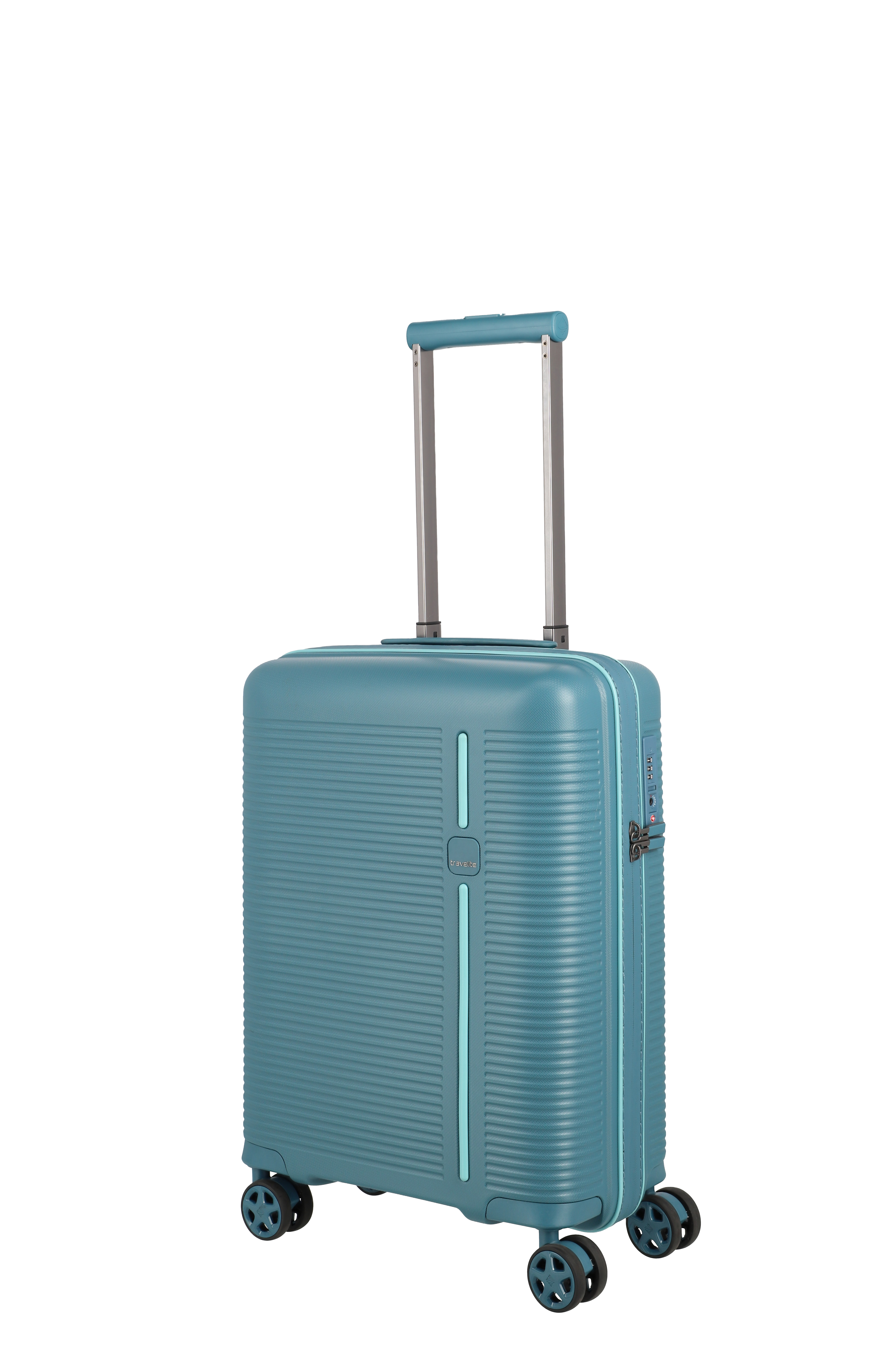Travelite Roomer Kompakt Koffer 55 cm Aqua