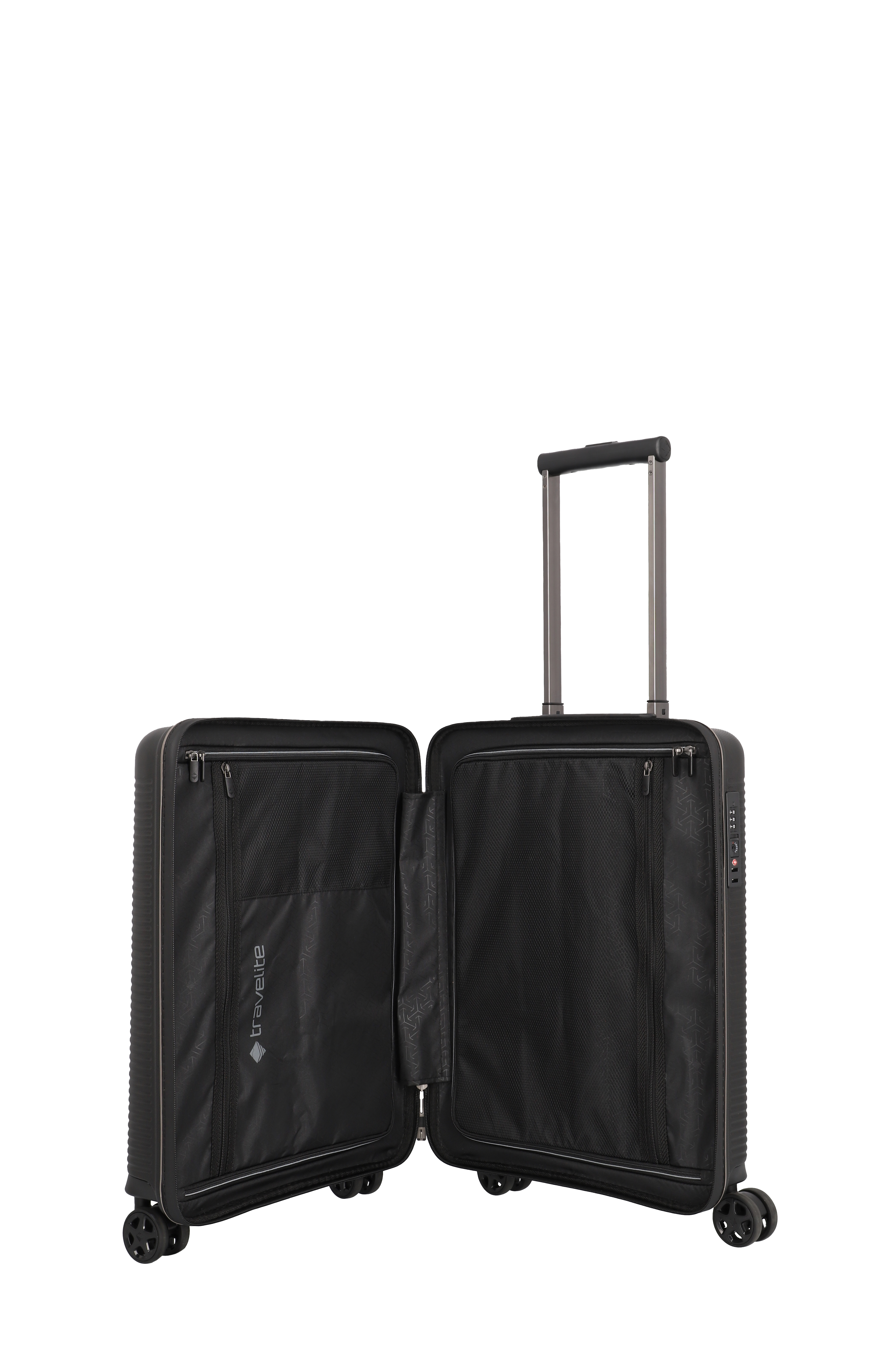 Travelite Roomer Kompakt Koffer 55 cm Schwarz
