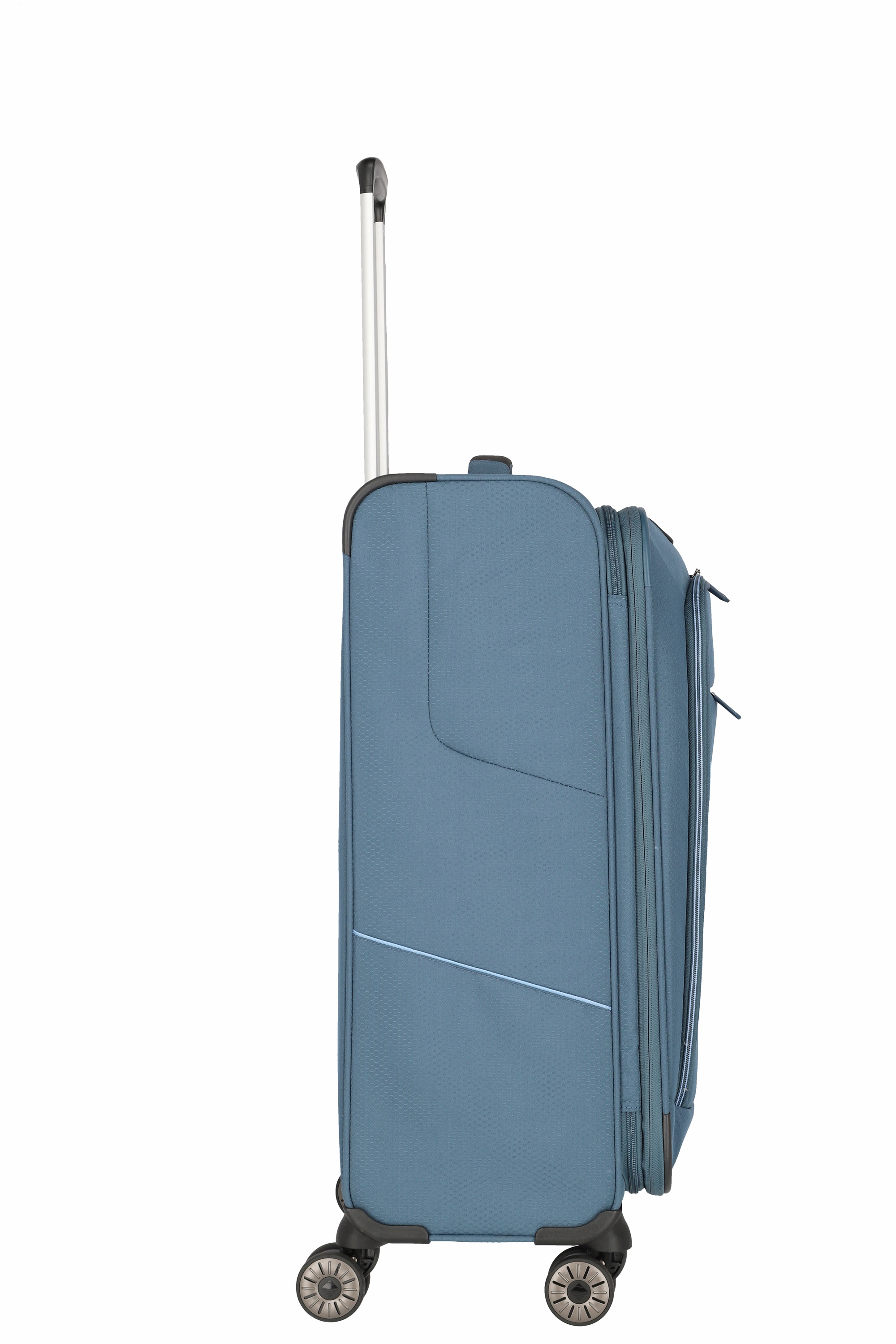 Travelite Trolley SKAII M 67 cm mit 4 Rollen Panoramablau