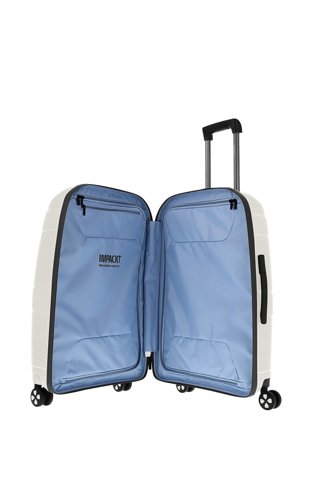 IMPACKT Koffer IP 1 M 67 cm mit 4 Rollen Polar White
