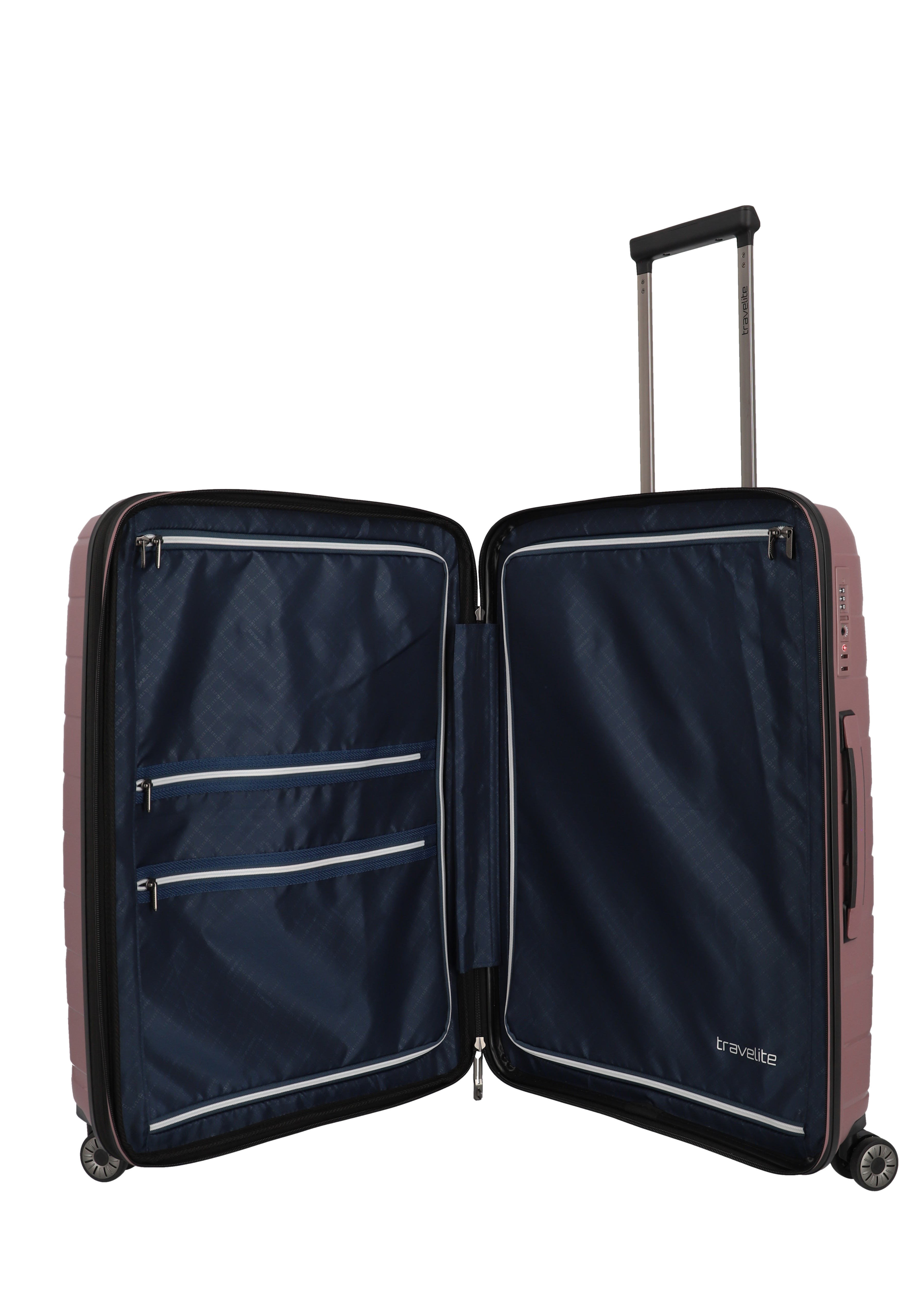 Travelite Koffer Air Base 4 Rollen Trolley S 55 cm Flieder