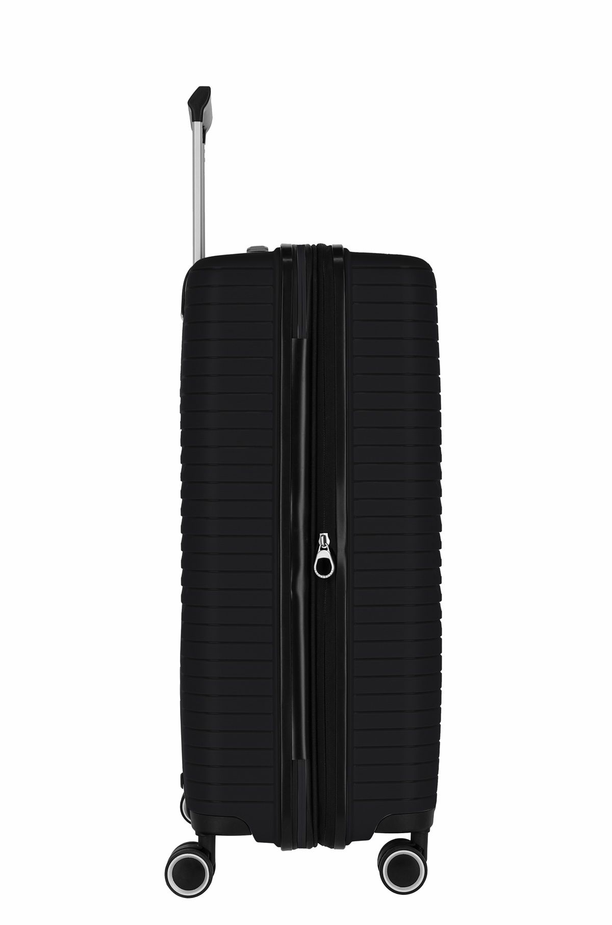 Travelite Koffer Orbita 4 Rollen Trolley M 67 cm Dehnfalte Schwarz
